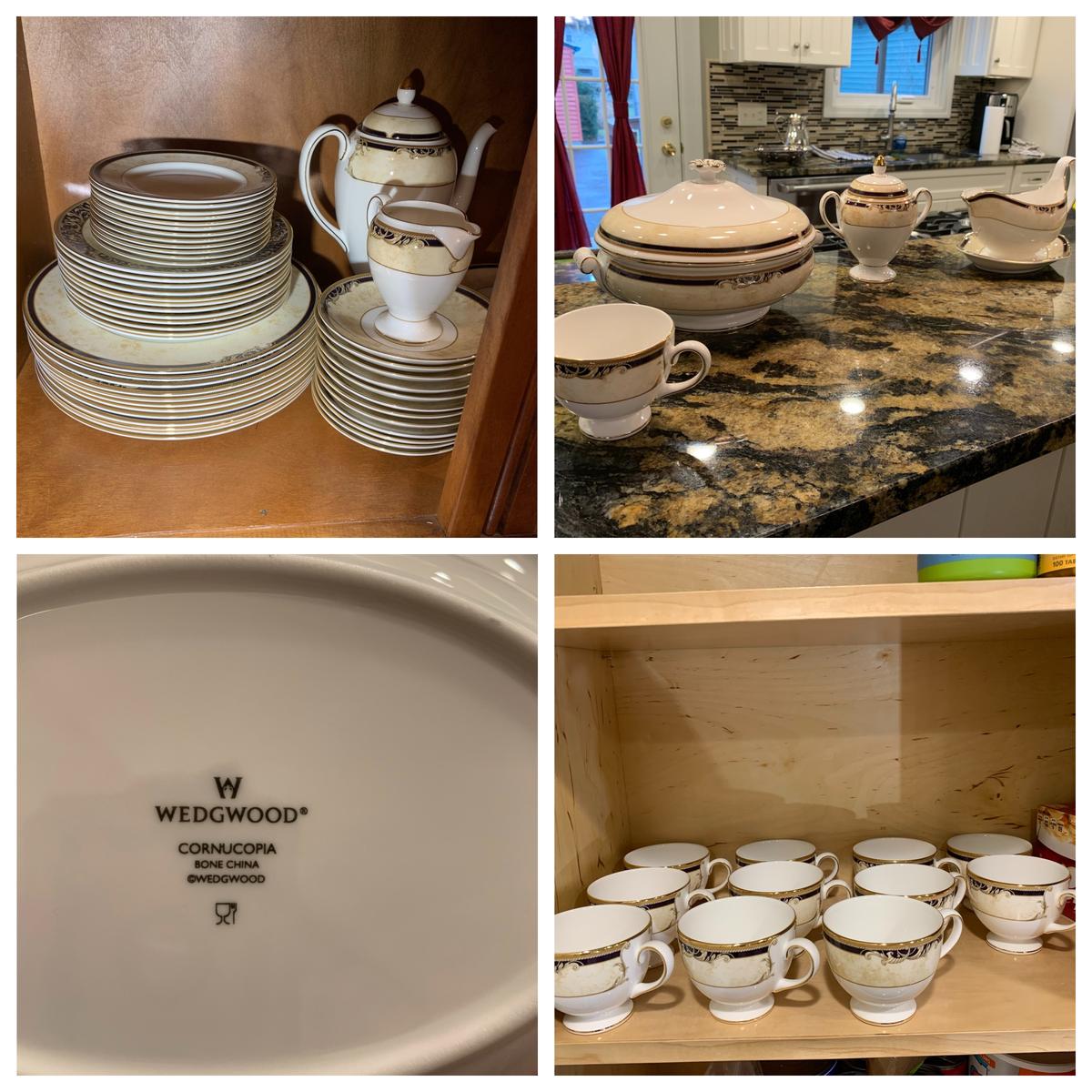 68 Piece Wedgwood China Set.  Well taken care of.