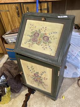 Old Painted Kitchen Storage bin