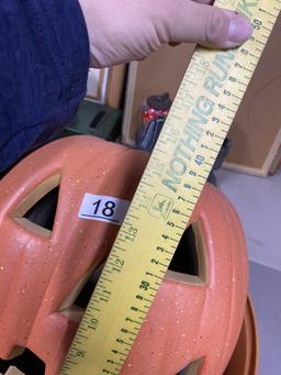 Light Up Halloween Pumpkin and Planter