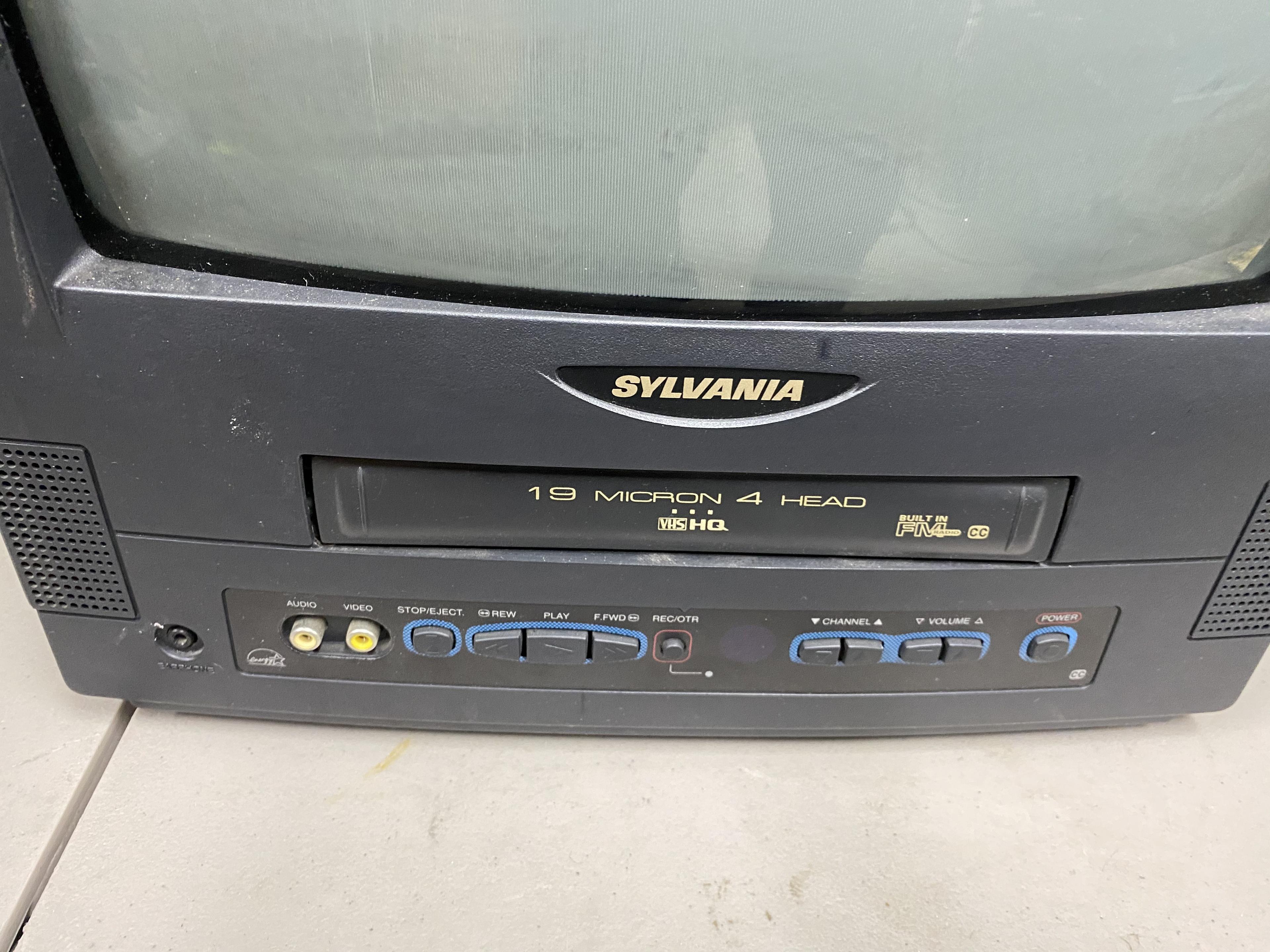 Sylvania VHS 13" TV Combo