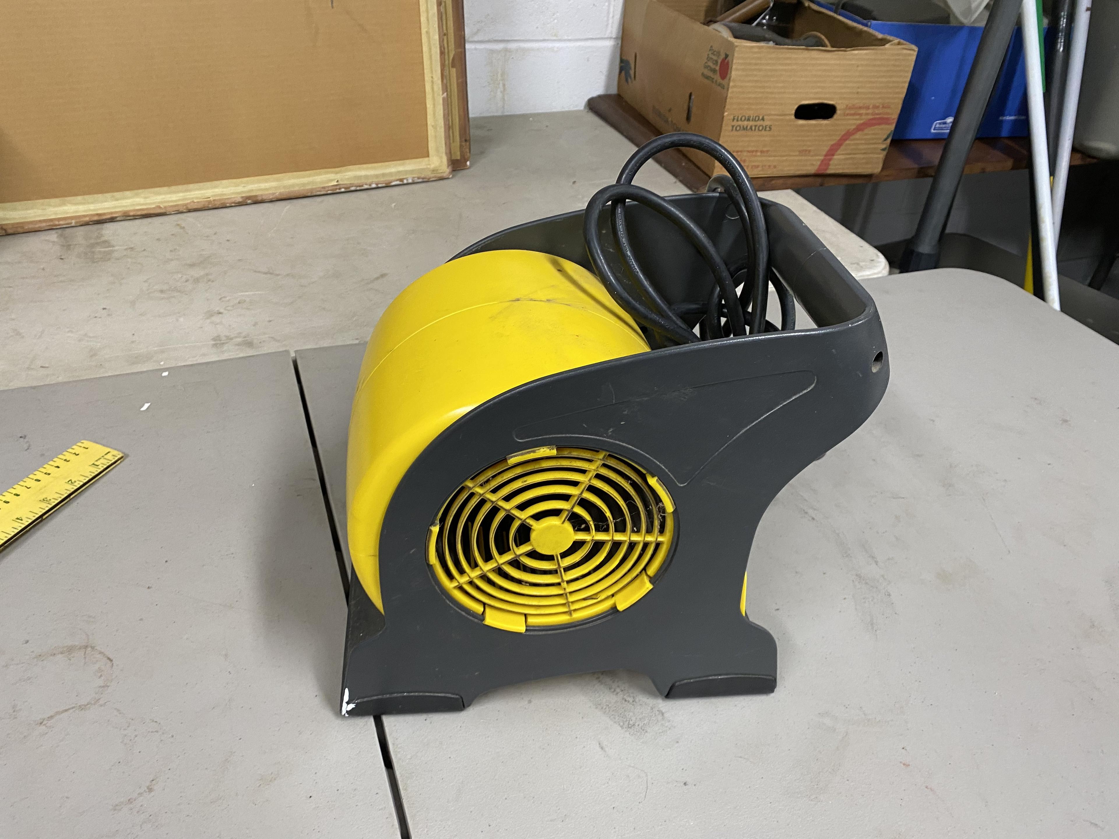Commercial floor dryer fan machine