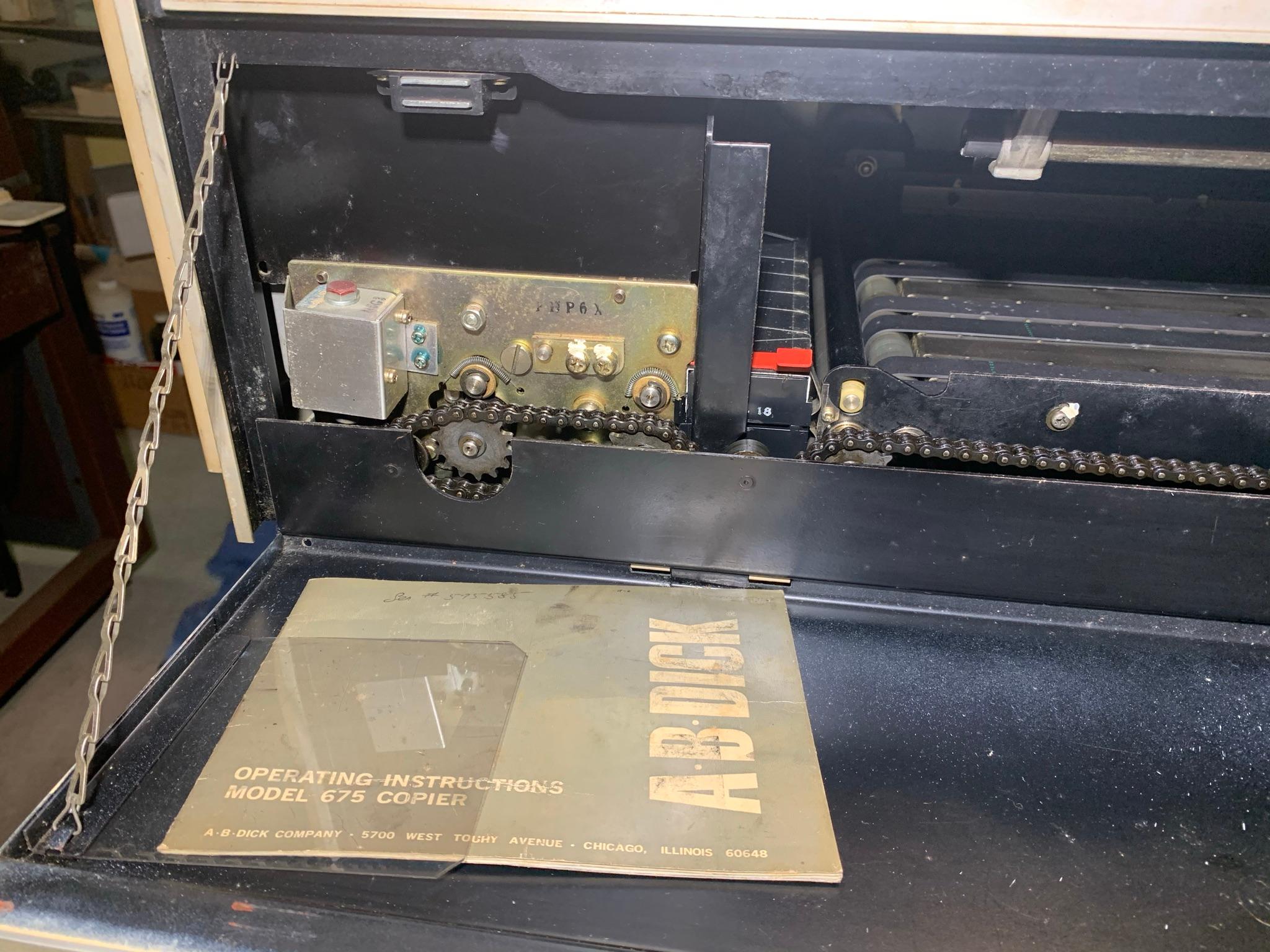 A.B Dick 675 Copy Machine