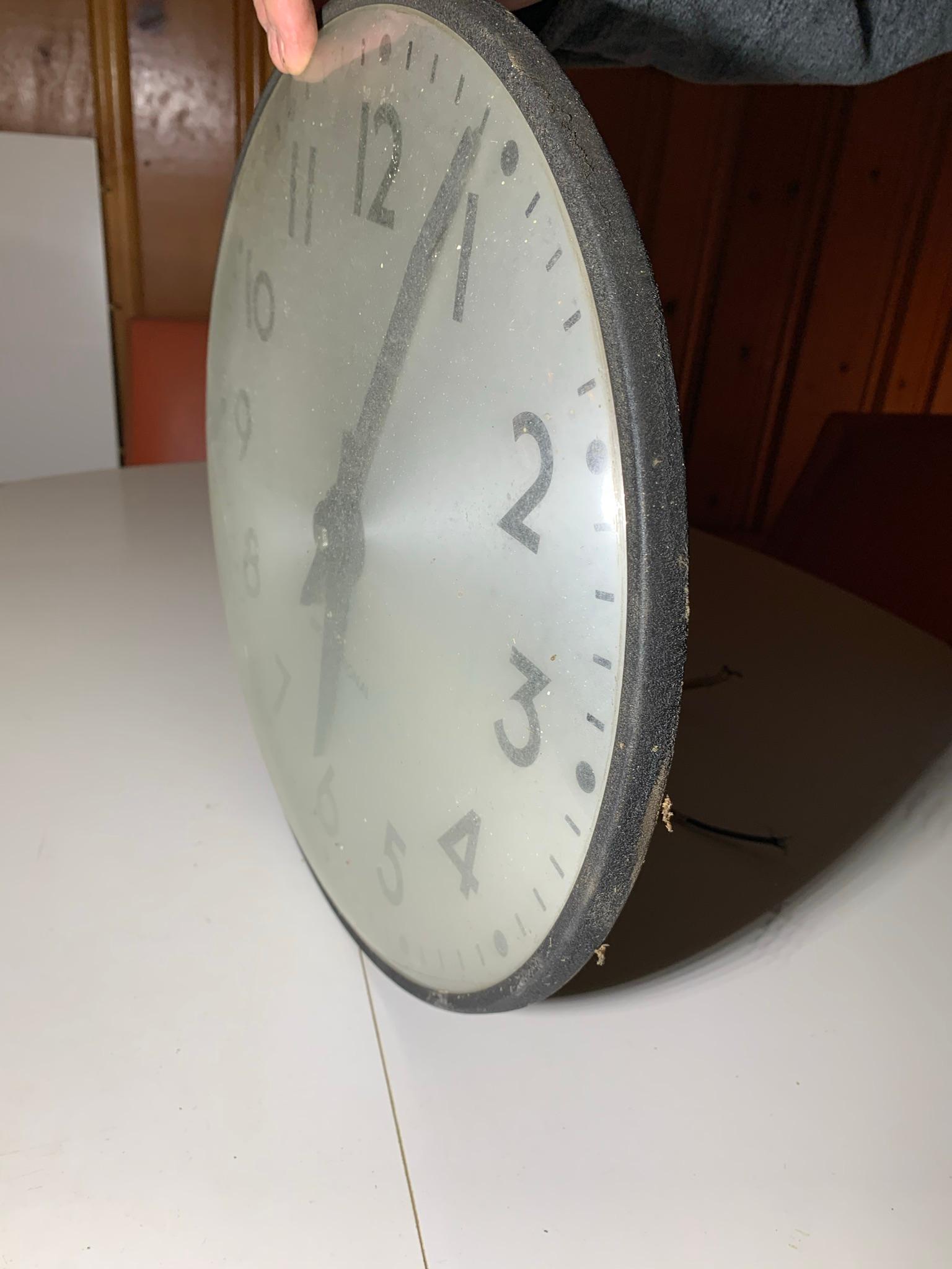 International Glass Front Vintage Clock