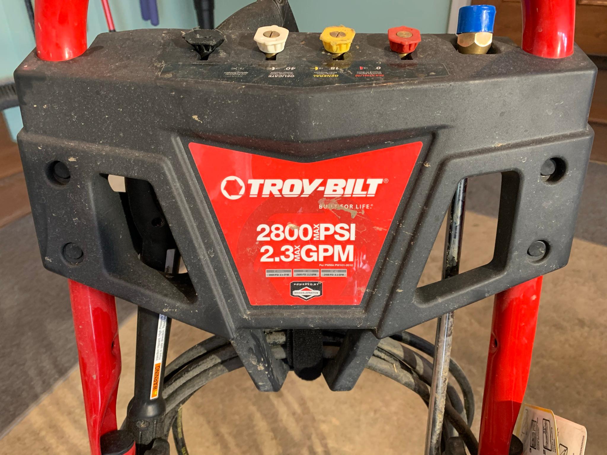Troy-Bilt 2800 PSI Pressure Washer