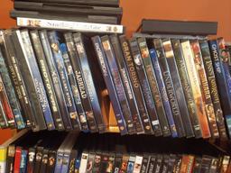 Huge Collection of DVD's, Playstation 2 Games, CD's, Books, Phones  and Shelving