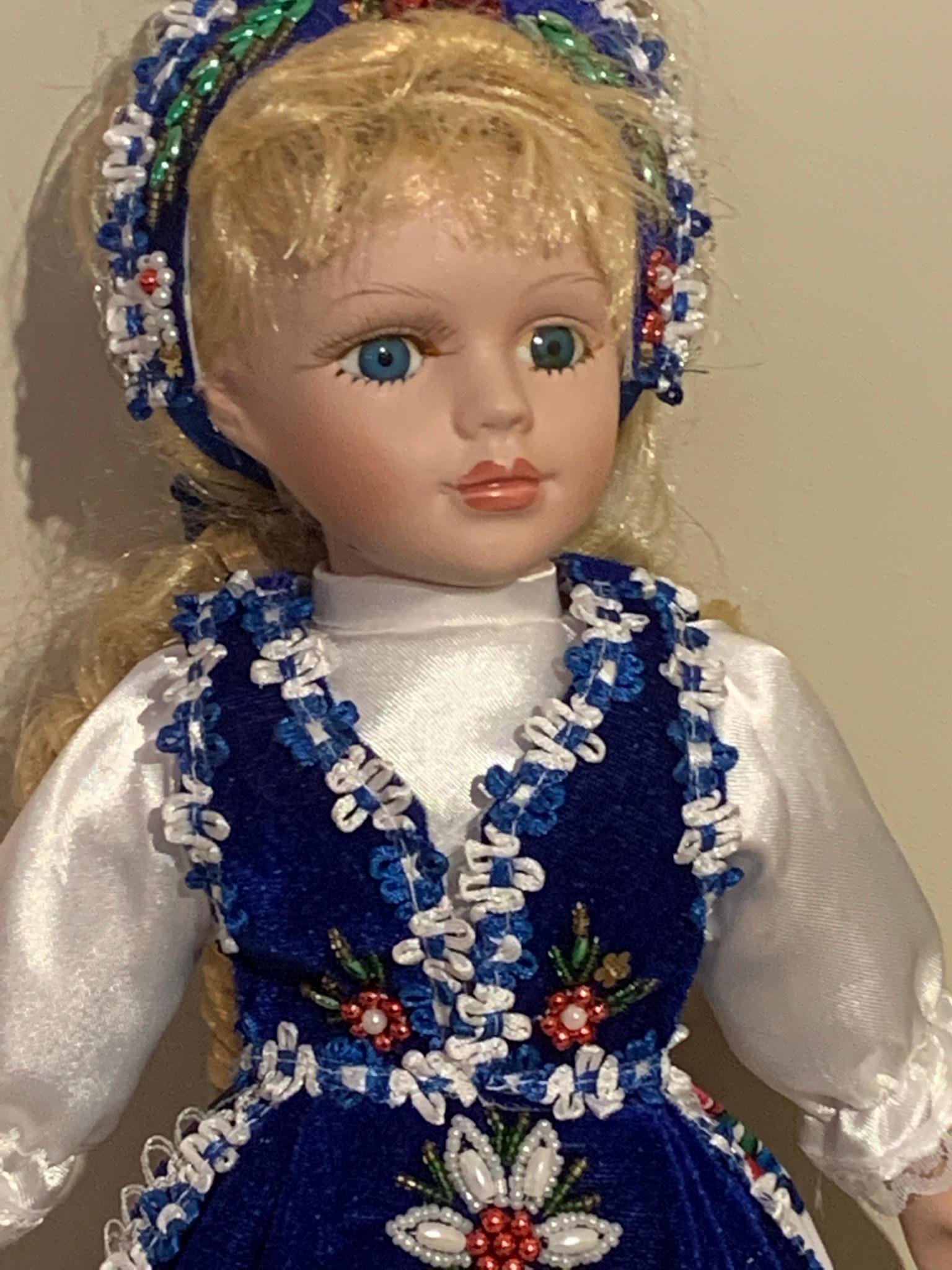 6 Beautifully Made Dolls - One doll is from the Cathy Collection
