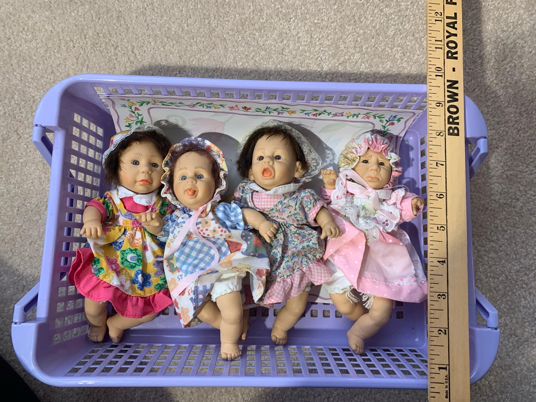 4 GI-GO Ugly Face Dolls & Assortment of Other Dolls