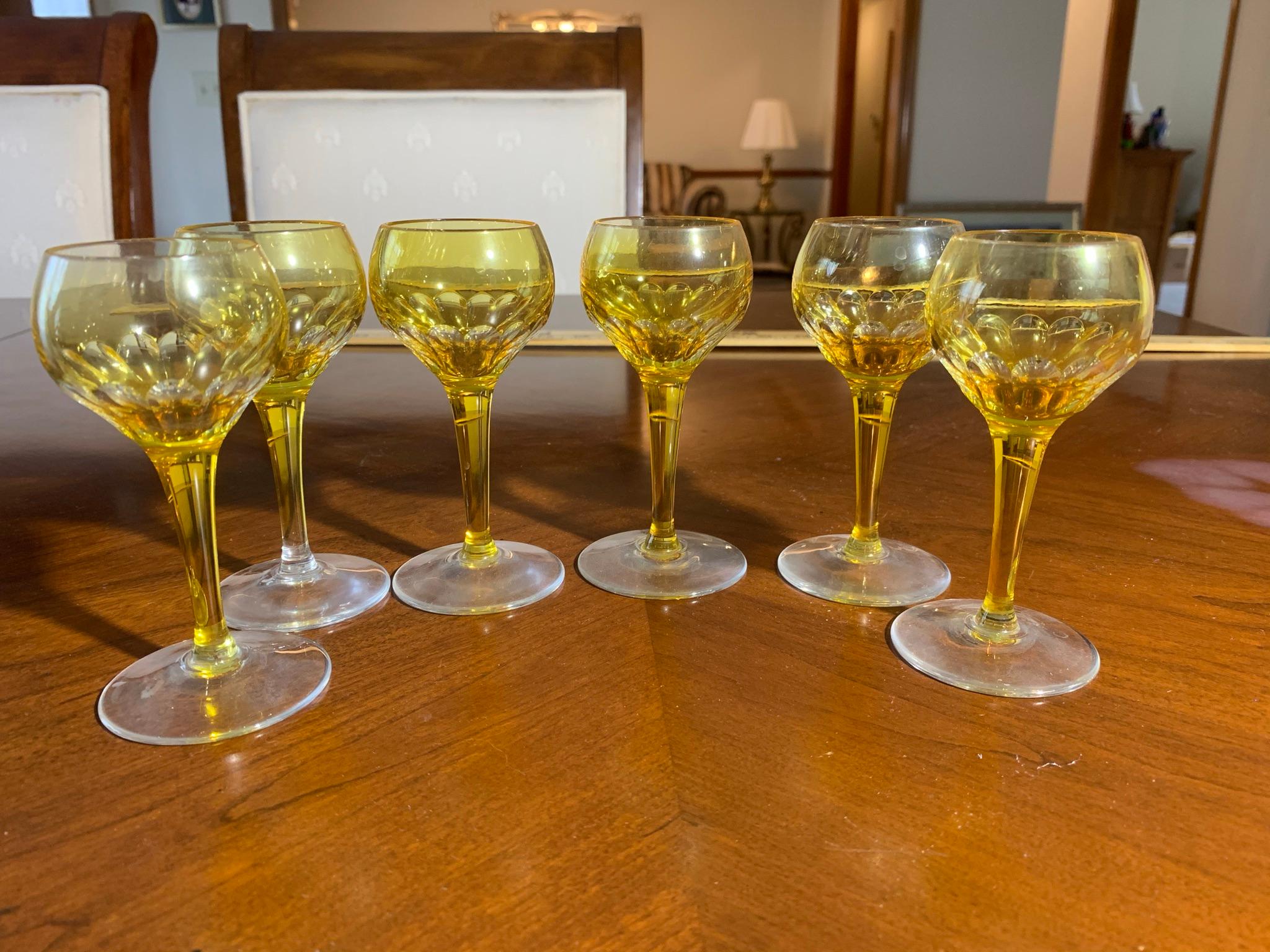 6 Cordial Glasses (no name stamp)