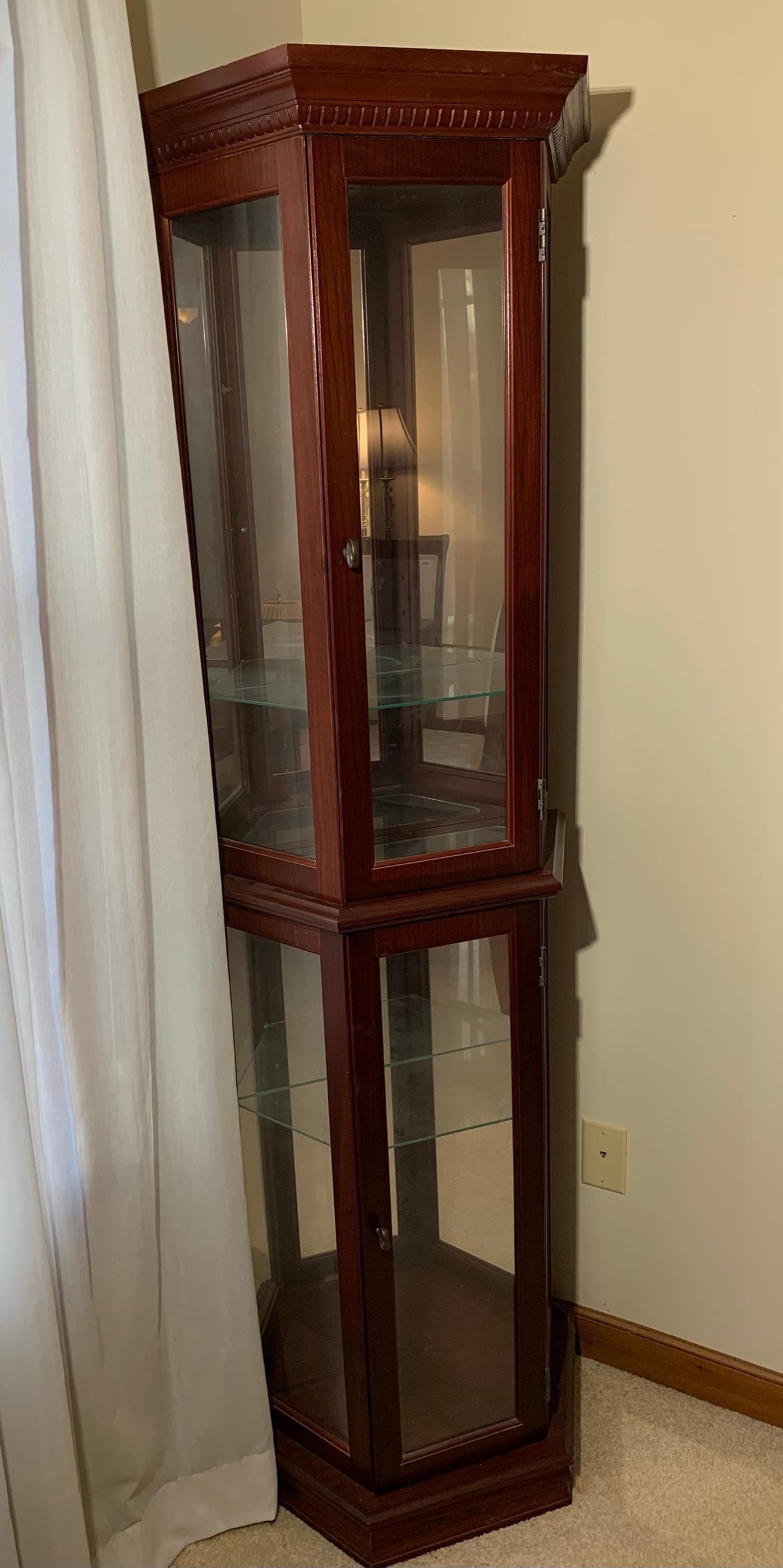 Corner Curio Cabinet