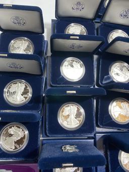 27 US Mint Silver Dollar Coins