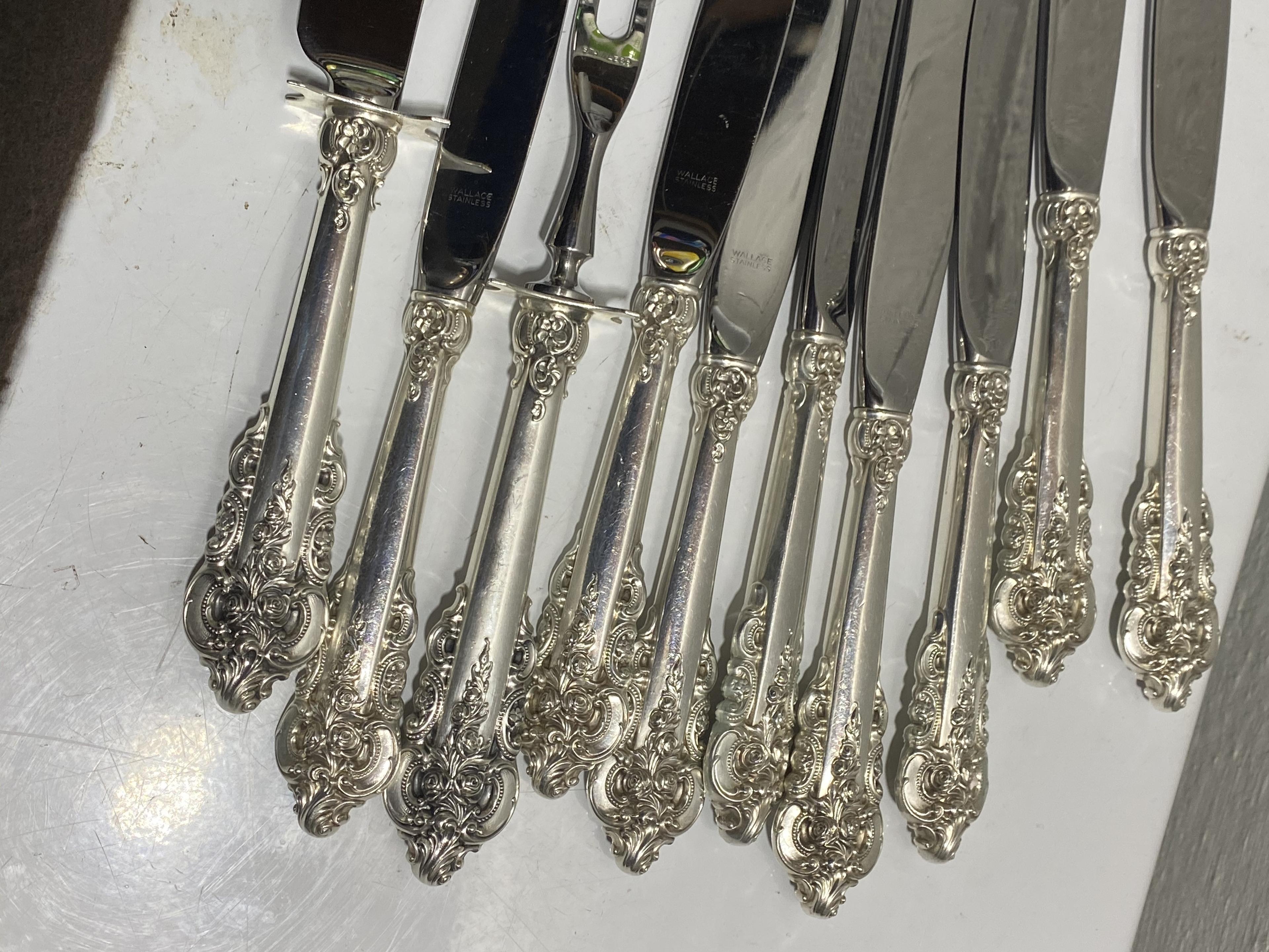 Sterling Silver Flatware Set by Wallace