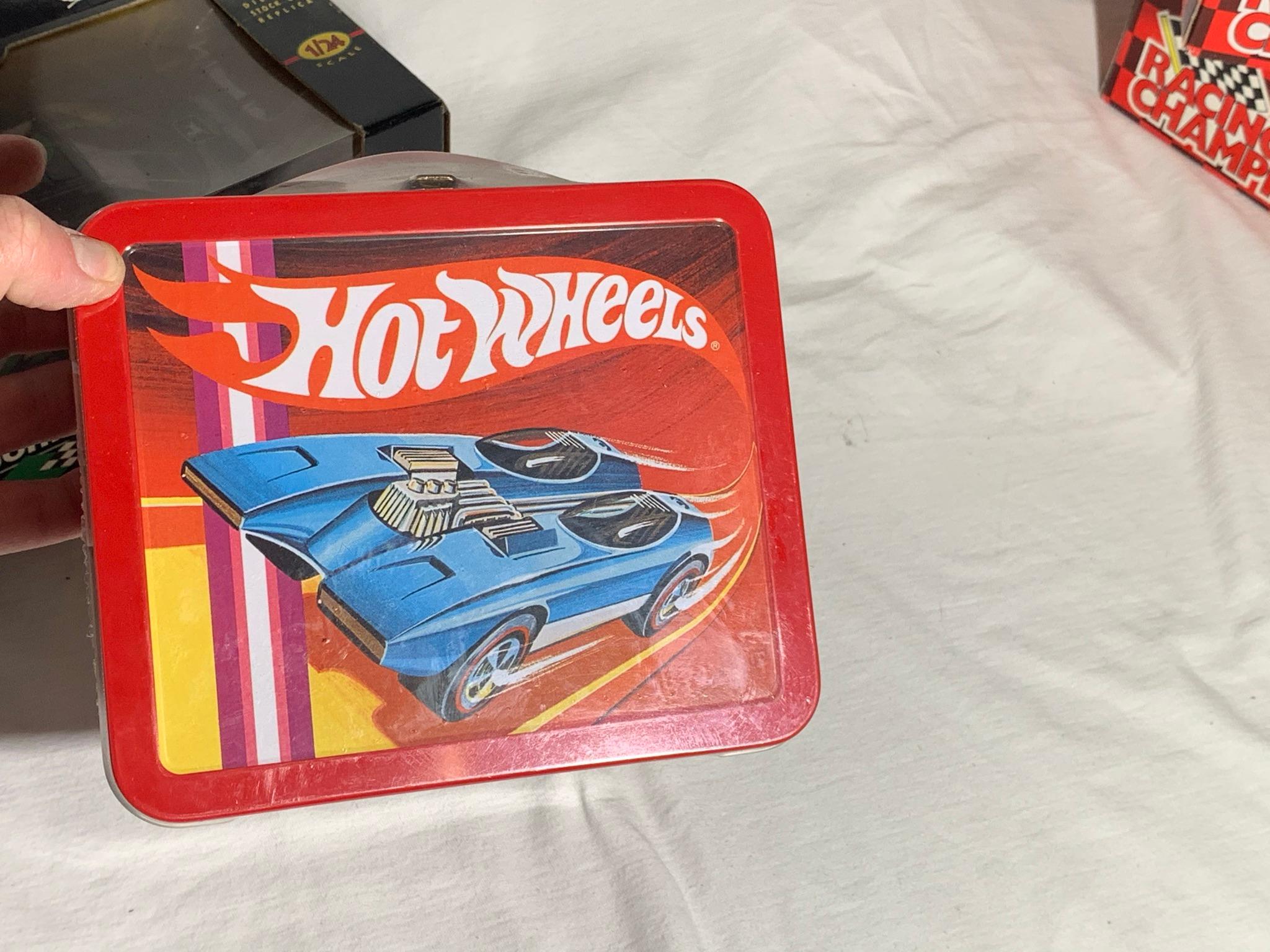 Racing Champions Club Member Set, Diecast Cars, Hot Wheels Lunch Box, ERTL Hershey's Car & More