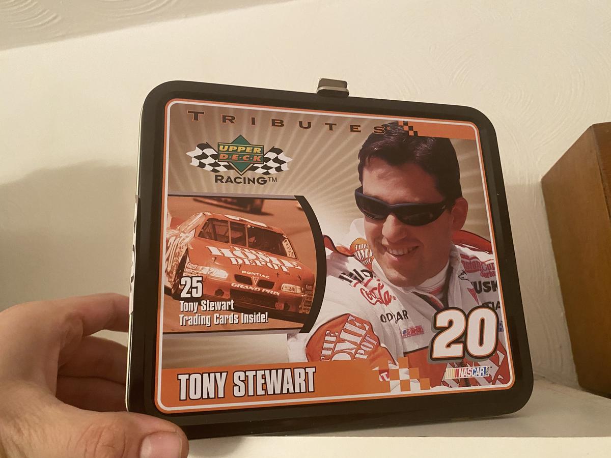 Tony Stewart Upper Deck Metal Lunchbox