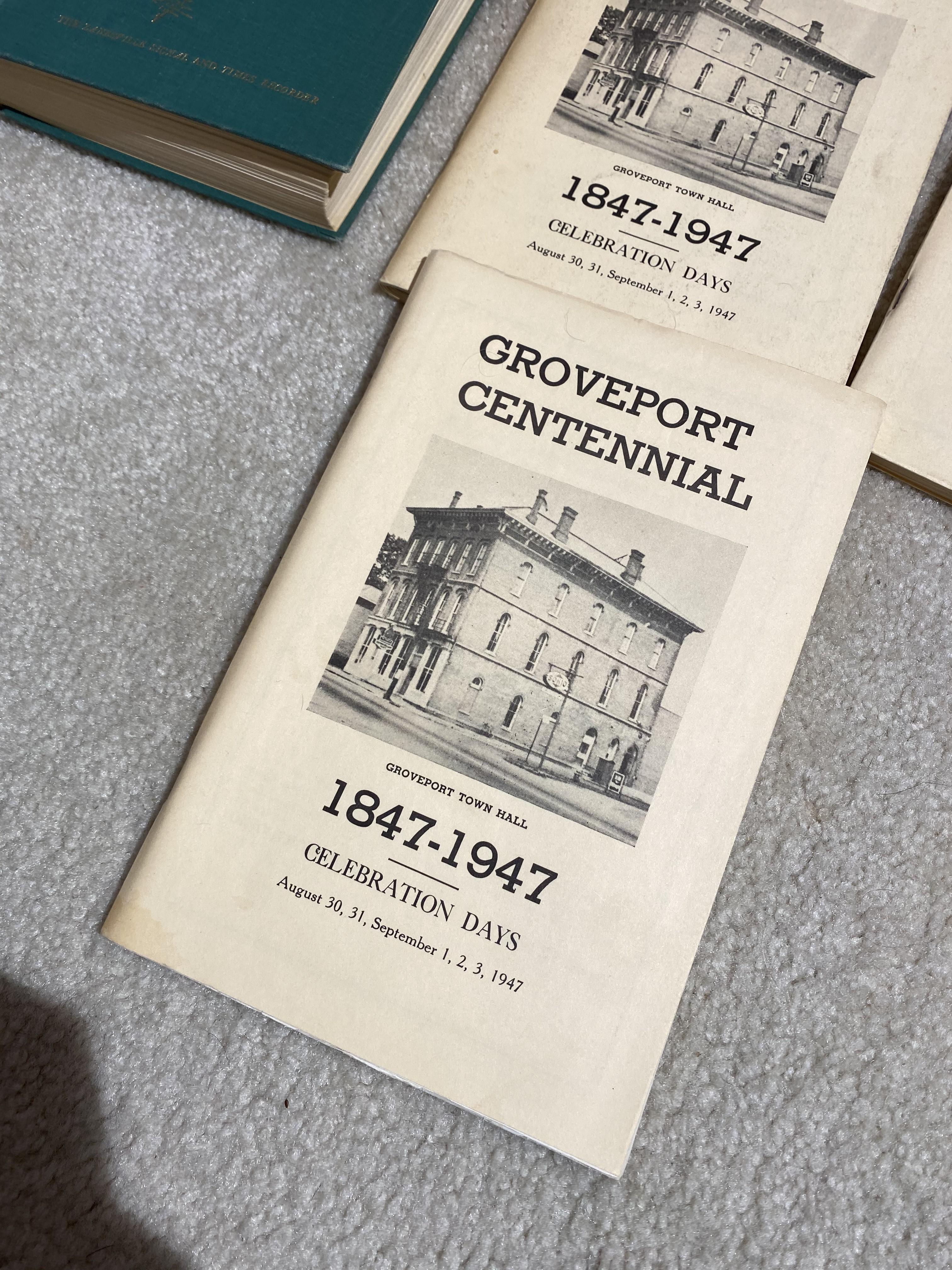 Y Bridge Zanesville book PLUS Groveport Centennial