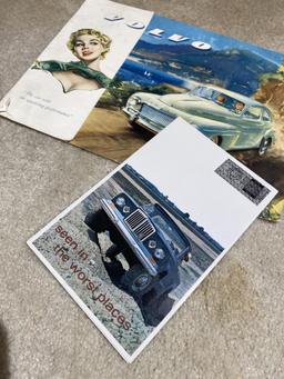 Old Volvo, Jeep Brochures, Auto Quarterly books