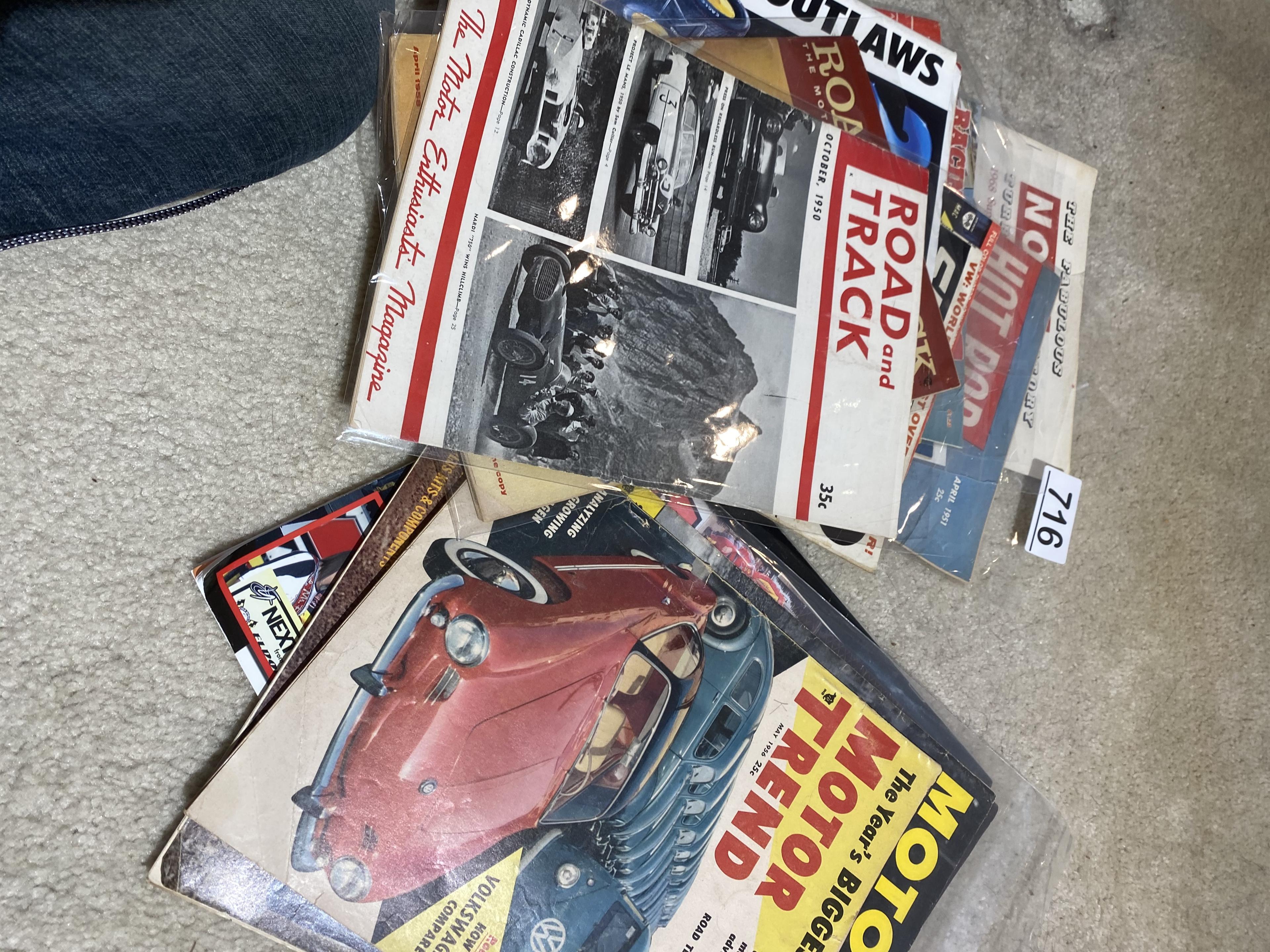 Group lot of assorted old racing paper