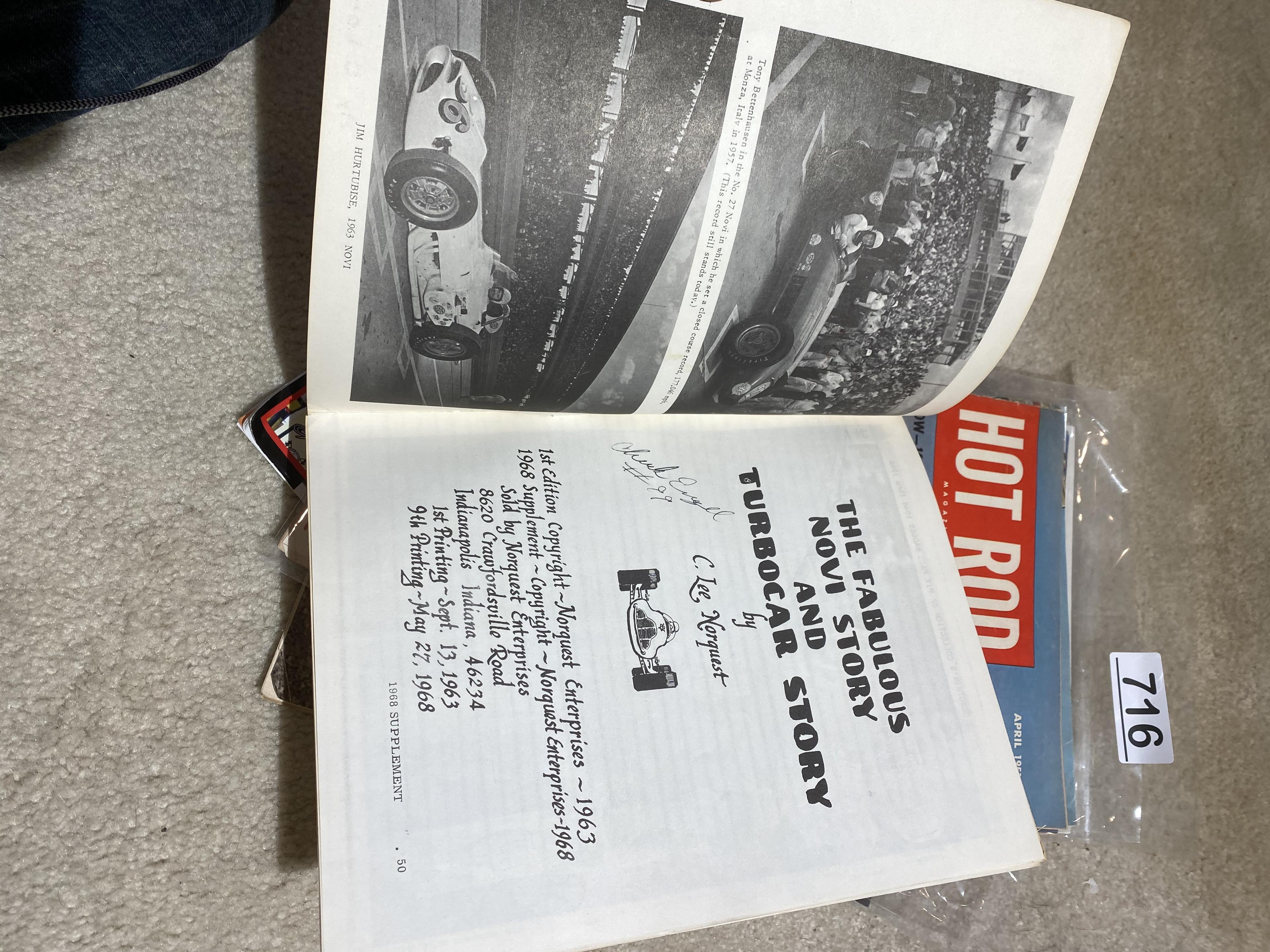 Group lot of assorted old racing paper