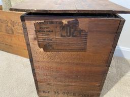 2 Vintage Whisky Crates