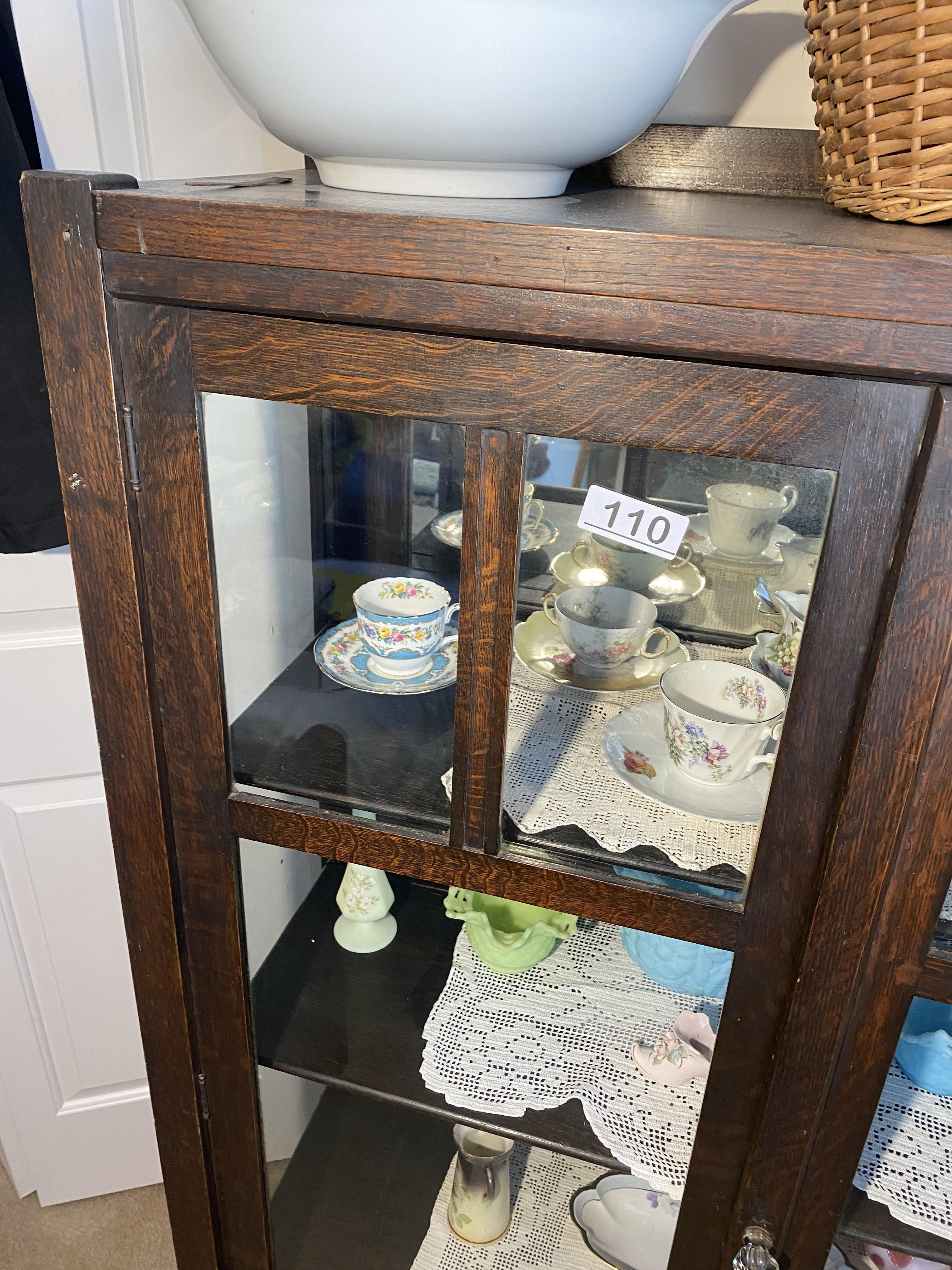 Antique Mission Style Oak Bookcase