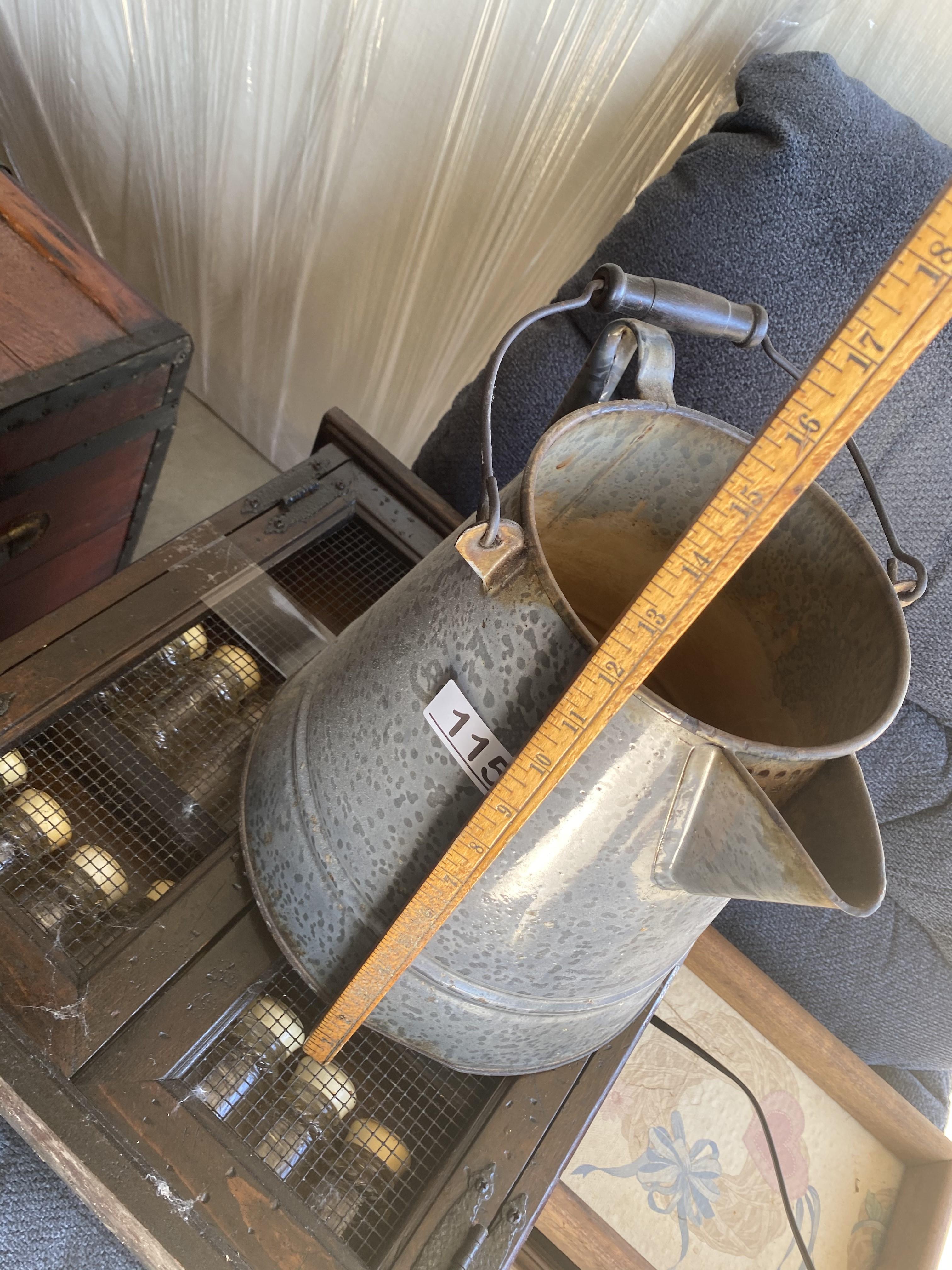 Very Large Enamel Coffee pot PLUS