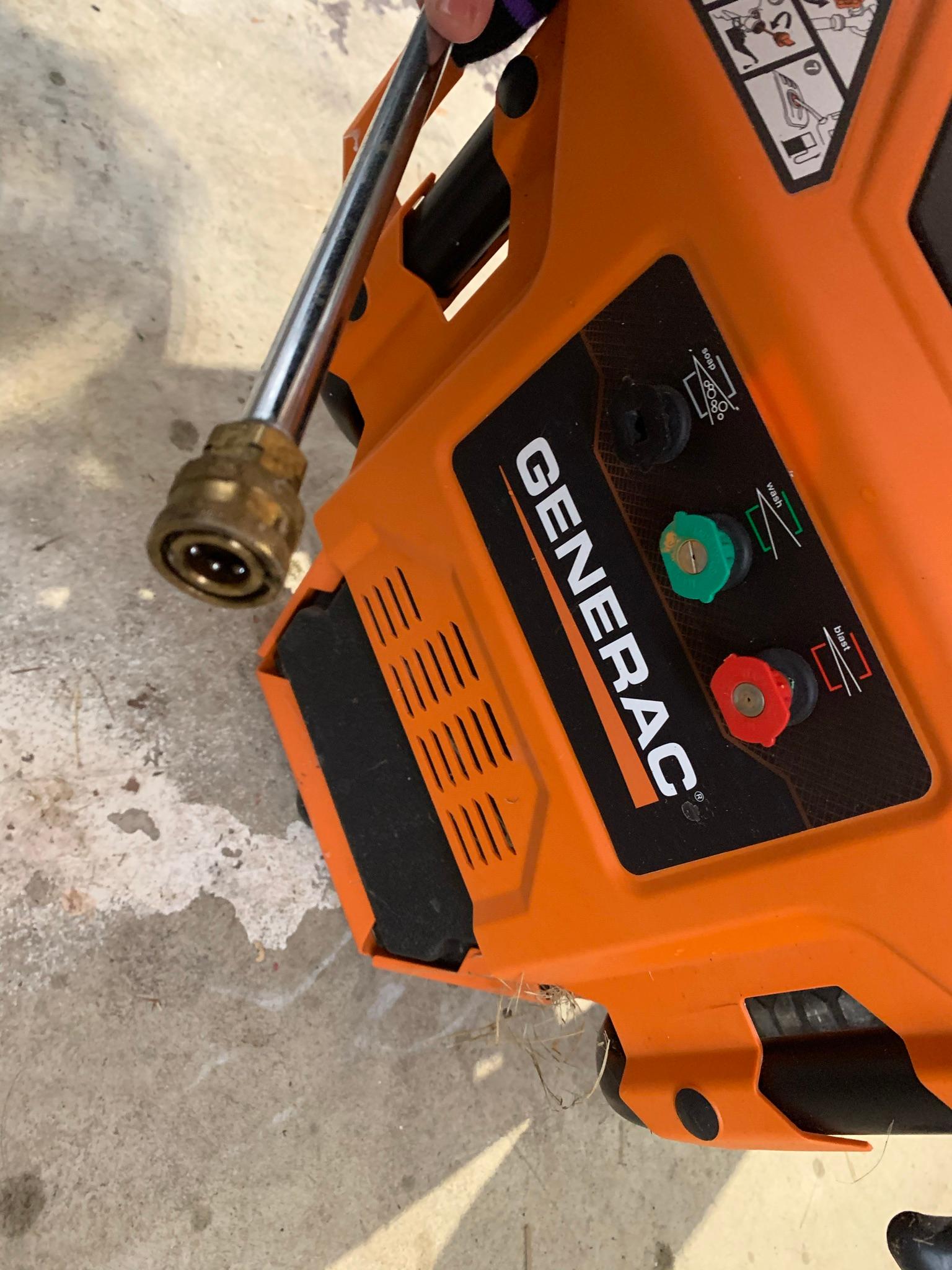 Generac One Wash 2000-3100 PSI Power Washer