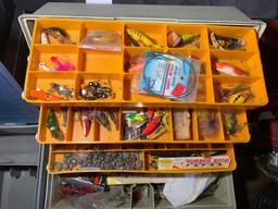 2 Fishing Tackle Boxes with Contents