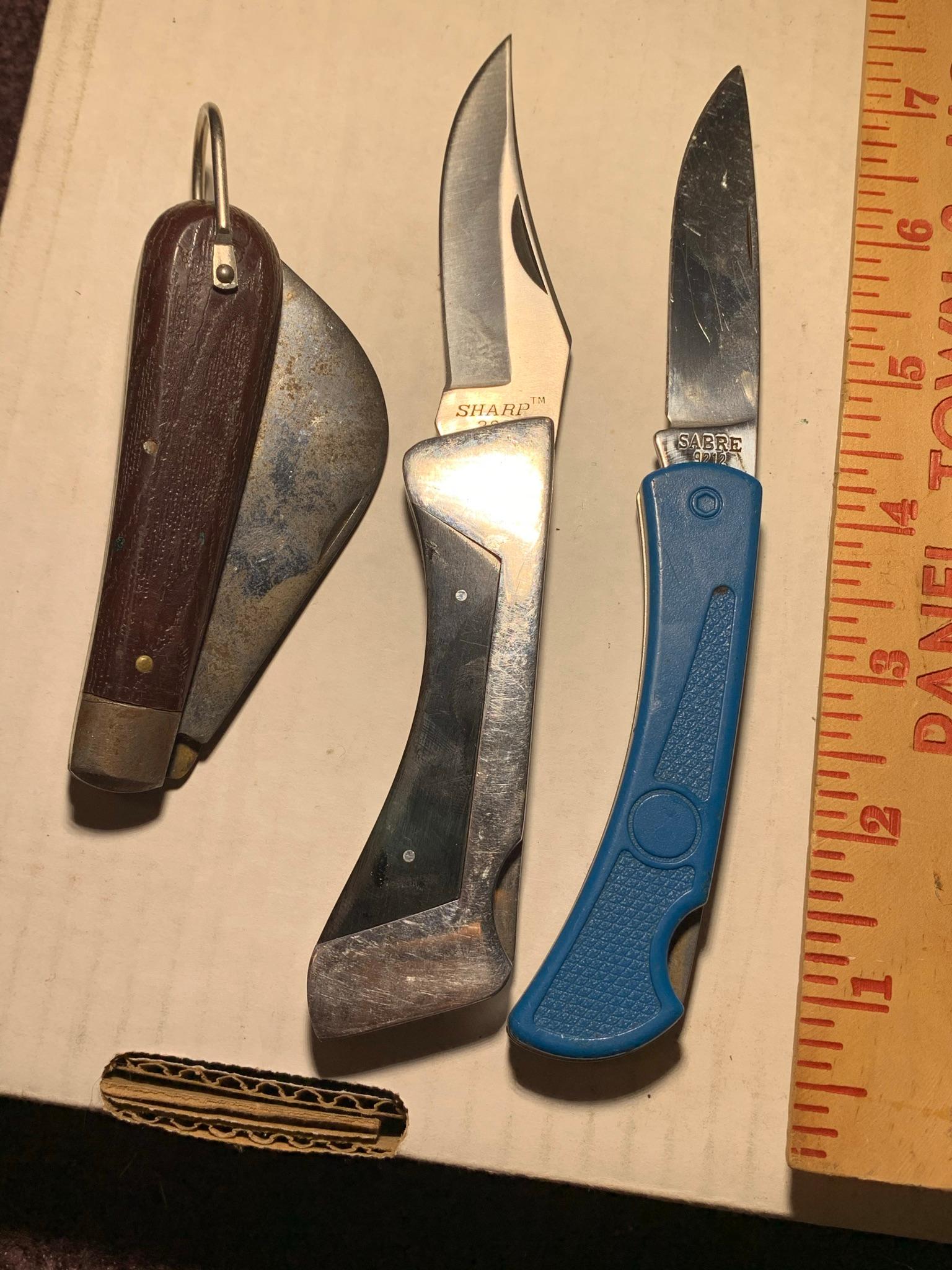 Assortment of Knives - including  Sabre