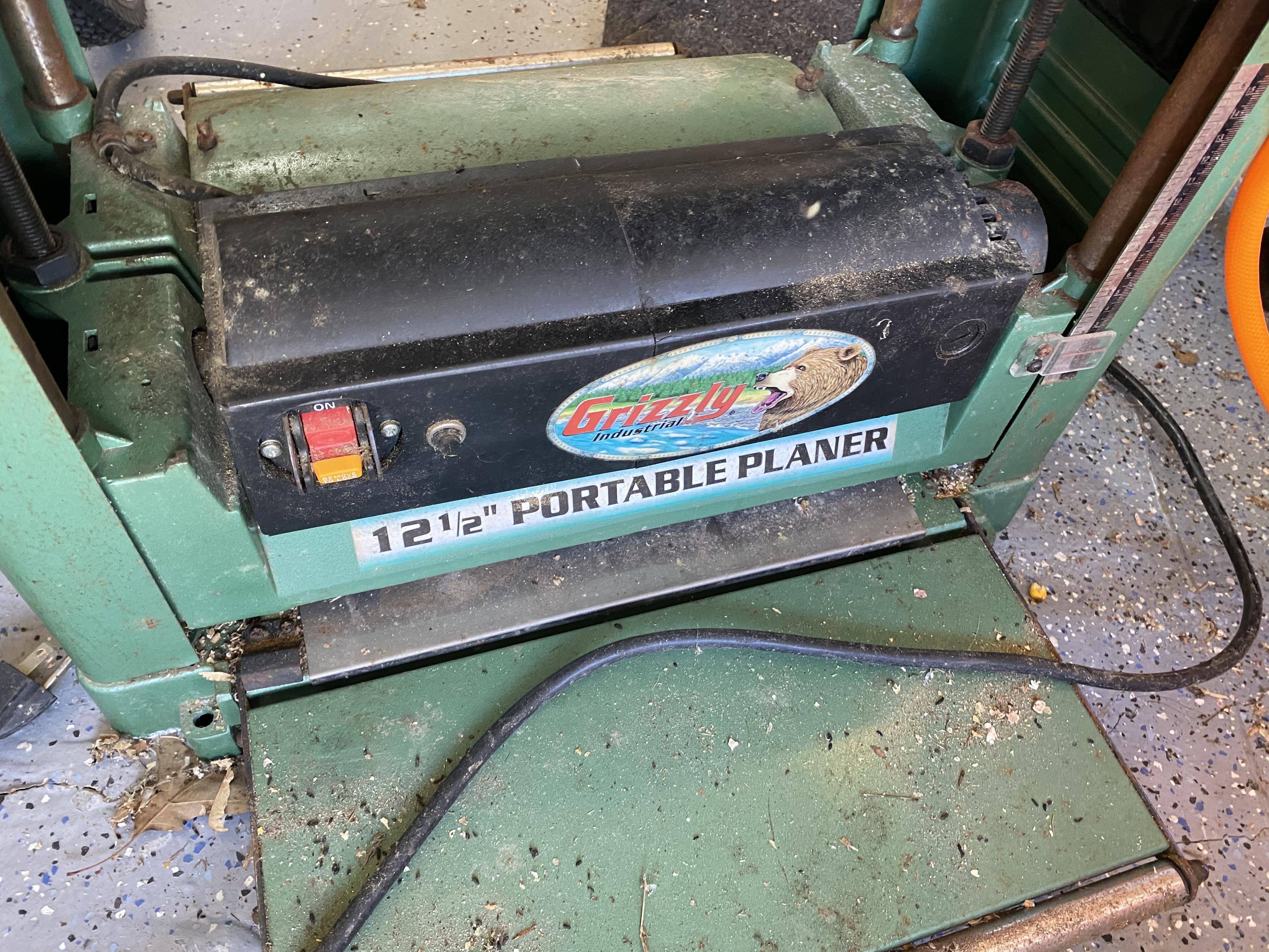 12 1/2" Grizzly Portable Planer