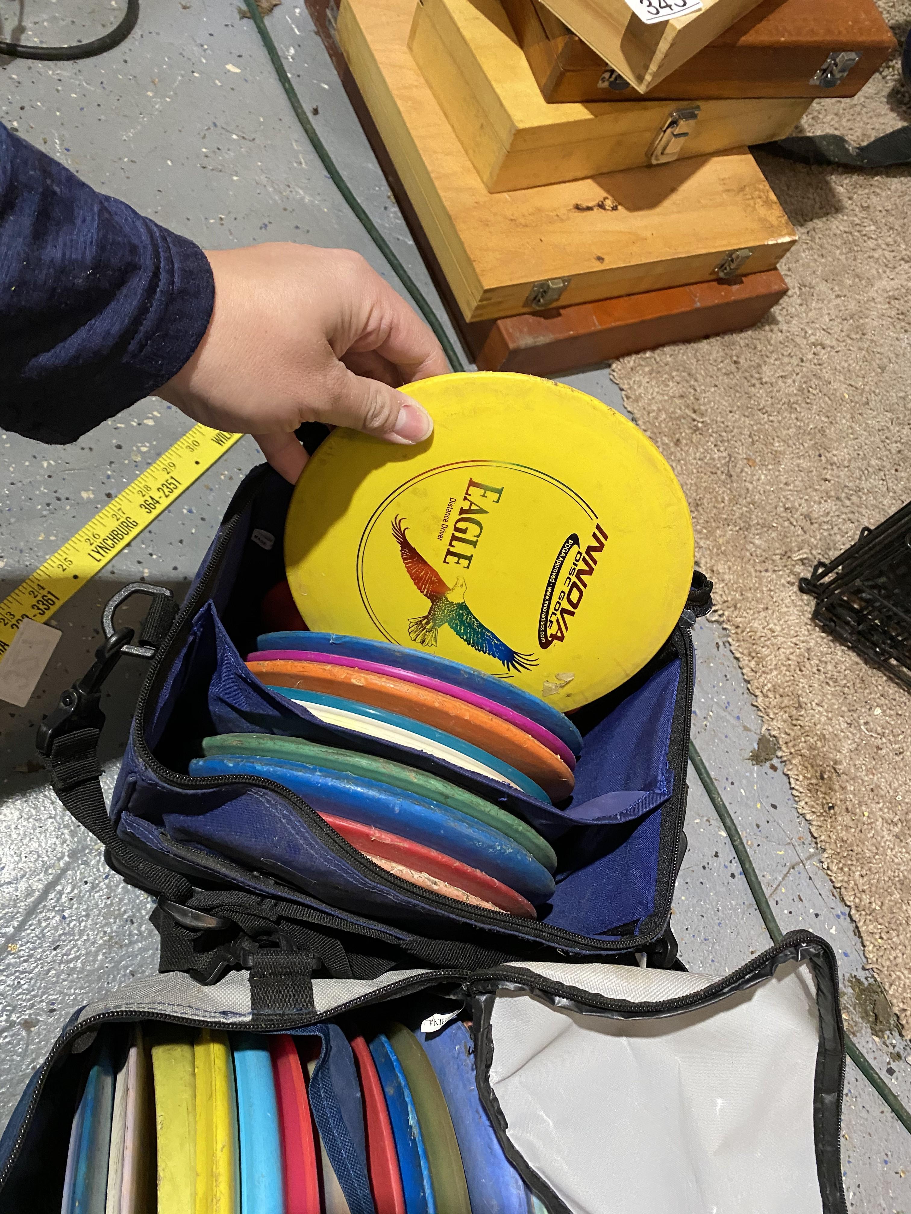 Large lot of assorted Disc Golf Discs