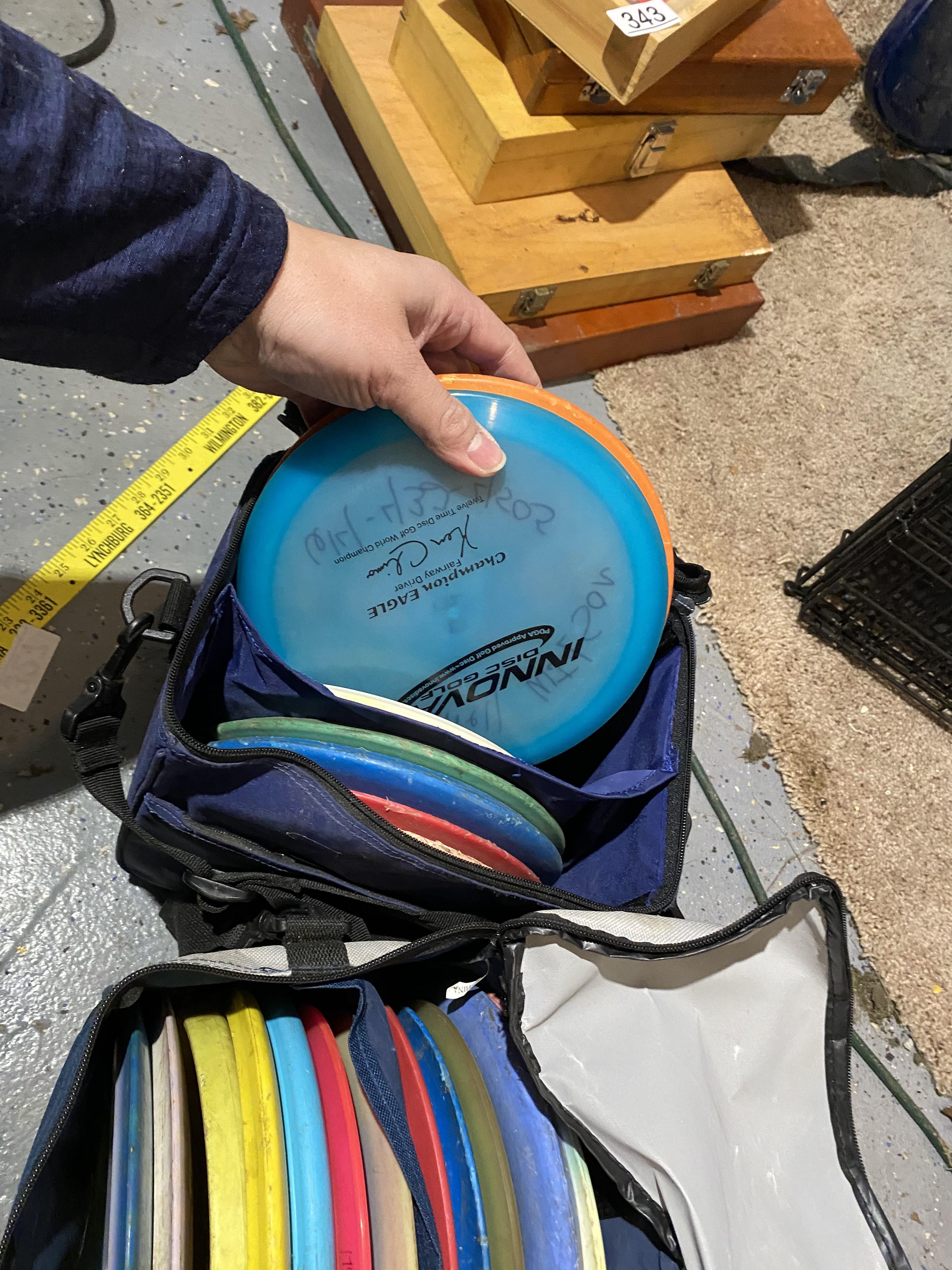 Large lot of assorted Disc Golf Discs