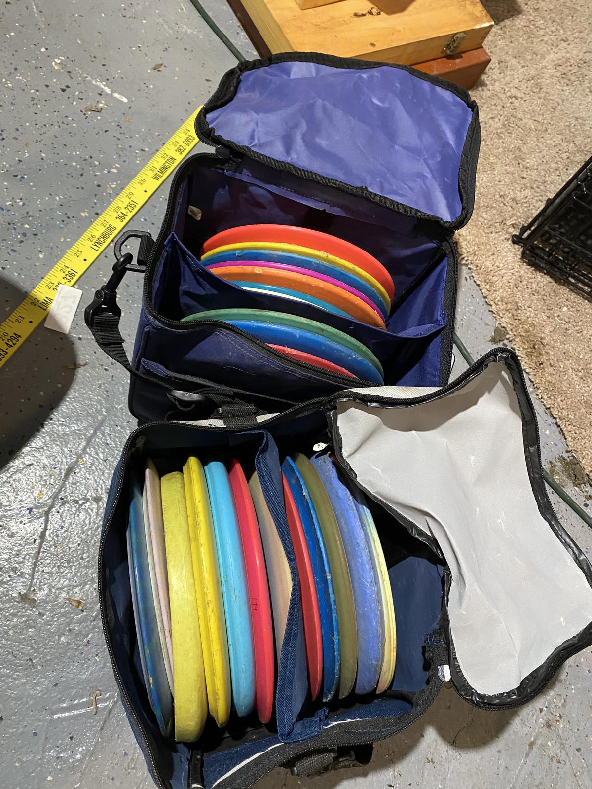 Large lot of assorted Disc Golf Discs