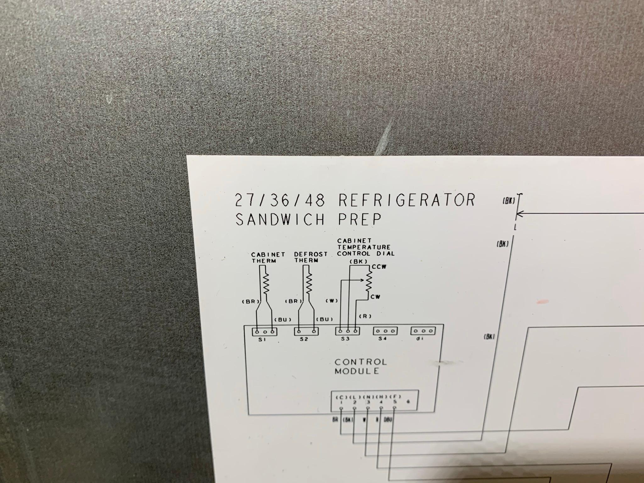 Hoshizaki CRMR27-12M 1 Door, Top Stainless Steel Refrigerated Sandwich Prep Table