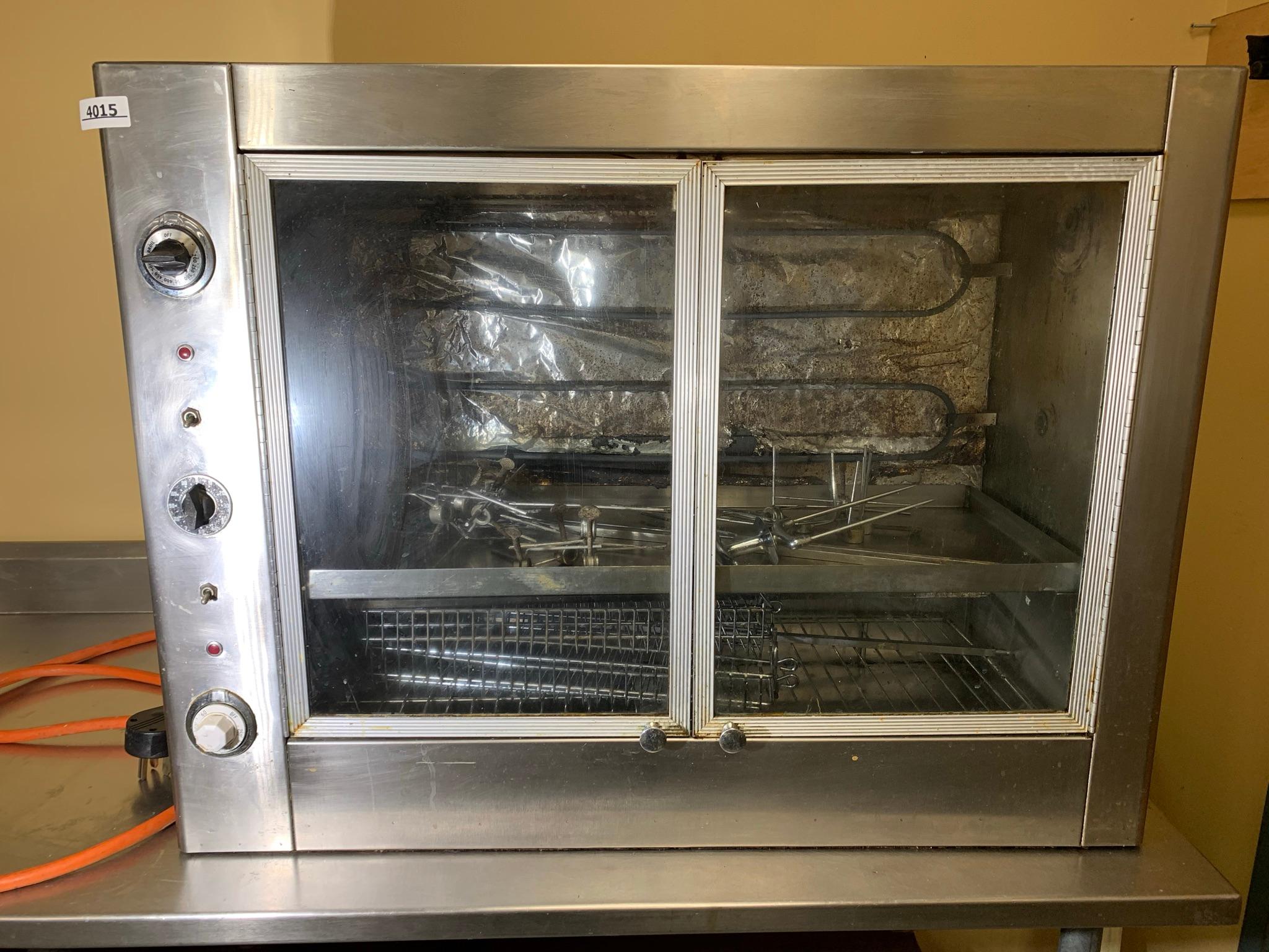 No Identifying Marks Commercial Size Rotisserie