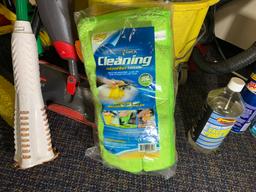 Large Group - Aprons, Cleaning Chemicals, Cleaning Supplies, & Micro Shop Vac