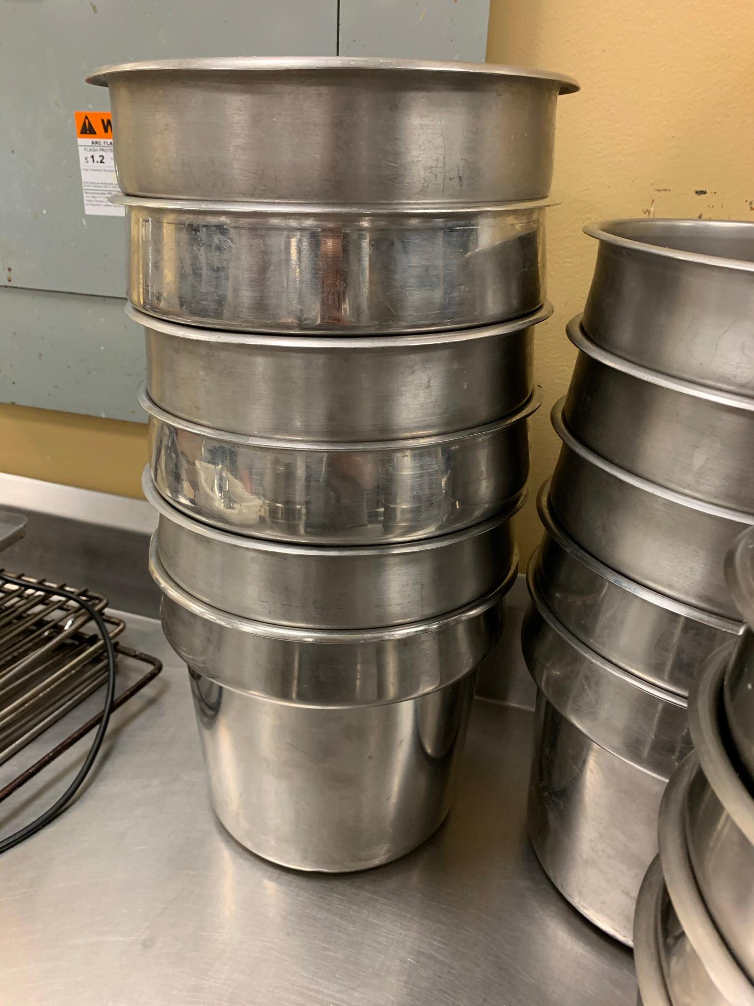 Stainless Steel Round Inset Pan