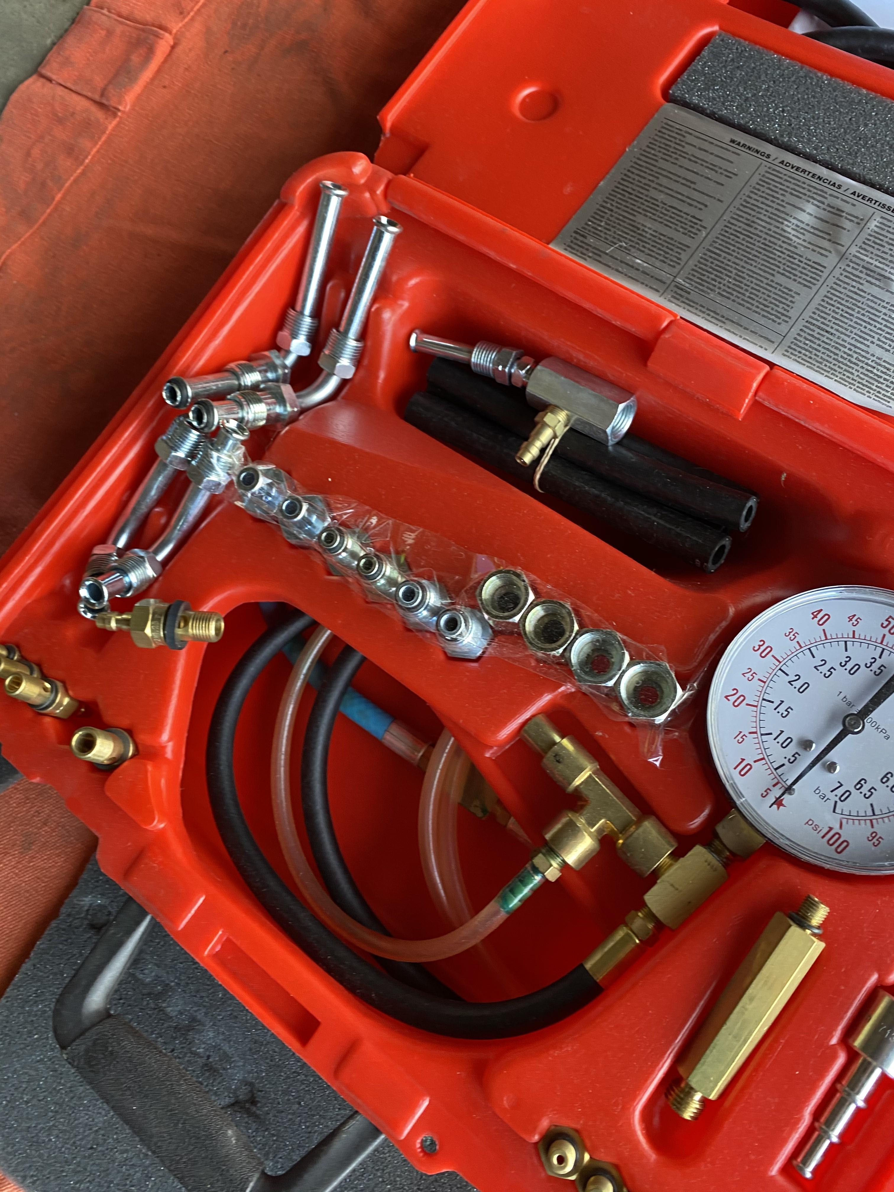 Fuel Injector Pressure Tester in Case by NAPA