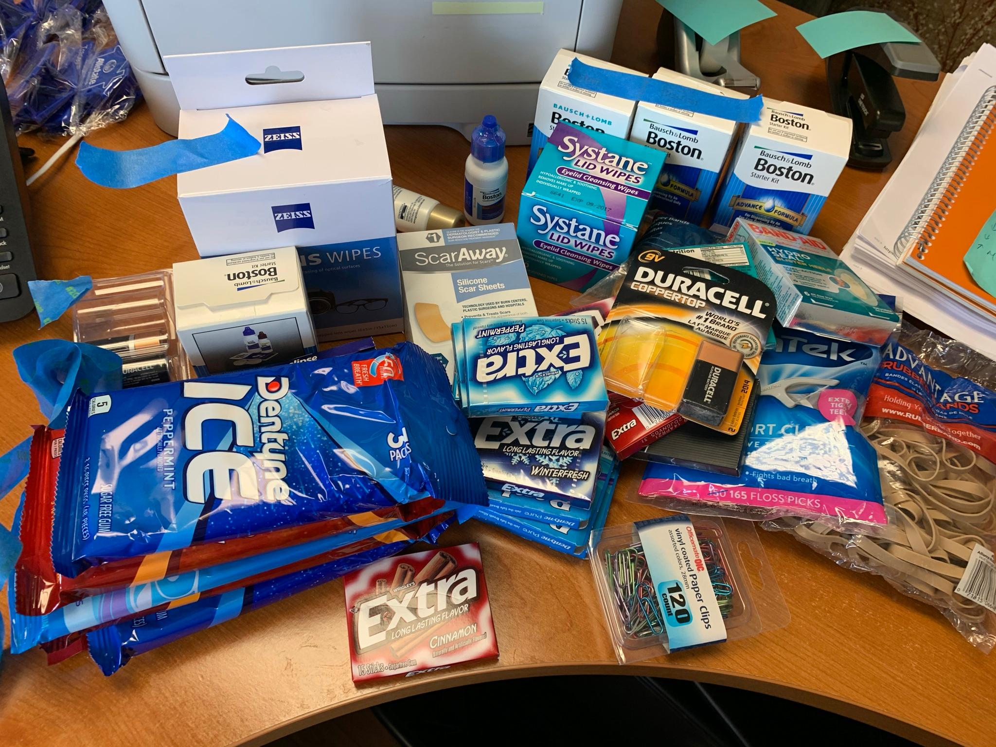 Gum, Screen Wipes, Eye Drops & More