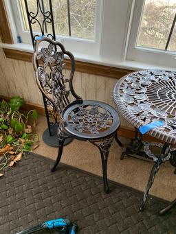 Bistro Set with Matching Clock