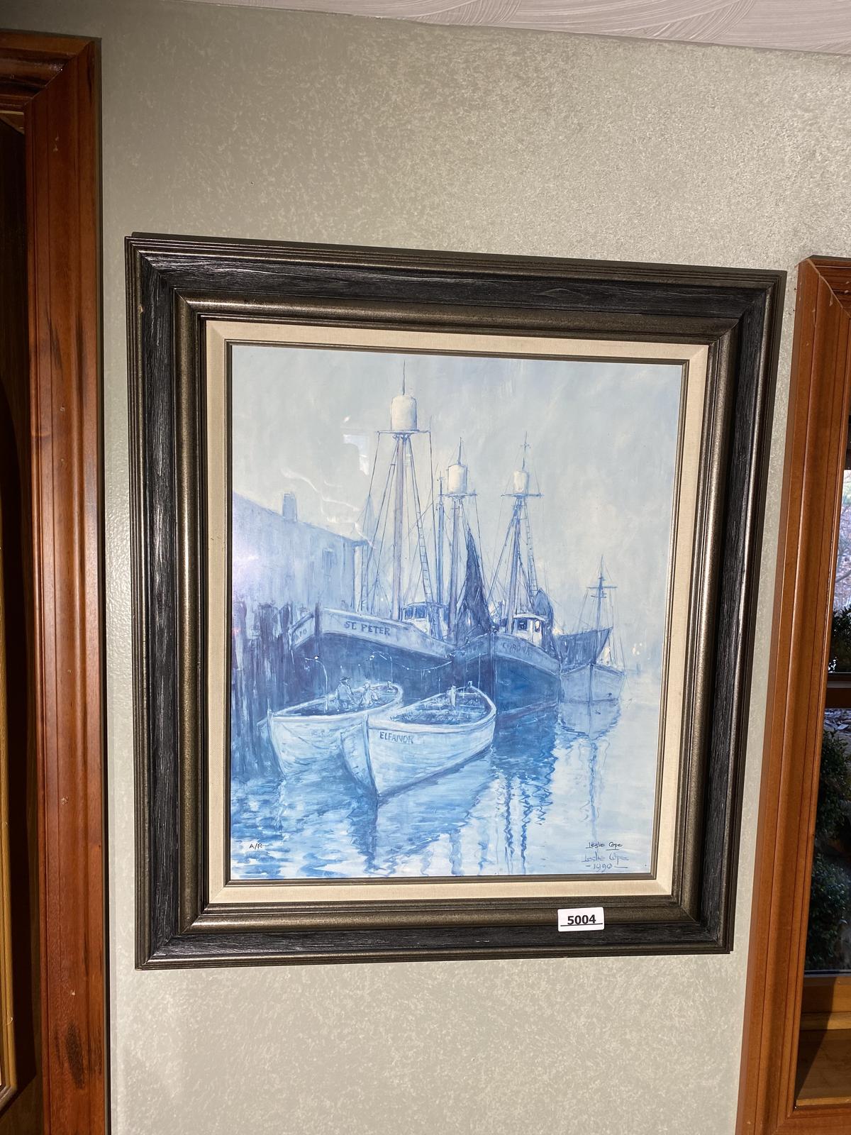 Vintage Print Signed by Leslie Cope