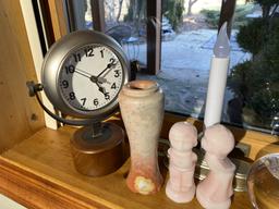 Assorted items on windowsill lot