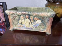 Very Rare Weller Art Pottery with Maidens Excellent Condition