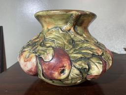 Rare Weller Art Pottery Apples and boughs Vase or Planter