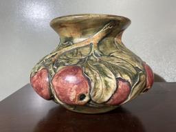 Rare Weller Art Pottery Apples and boughs Vase or Planter