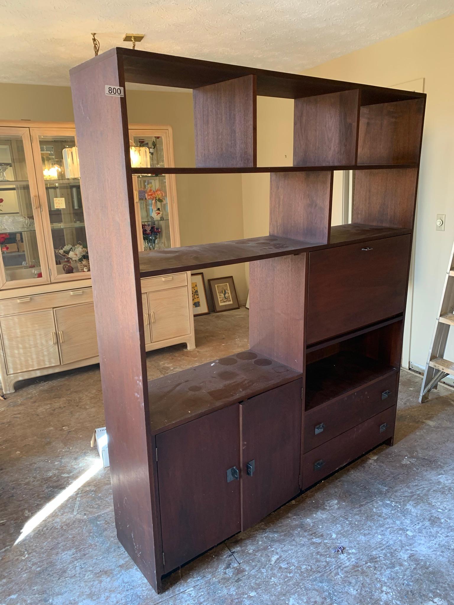 Mid-Century Teak Credenza or Foshay Shelf Unit