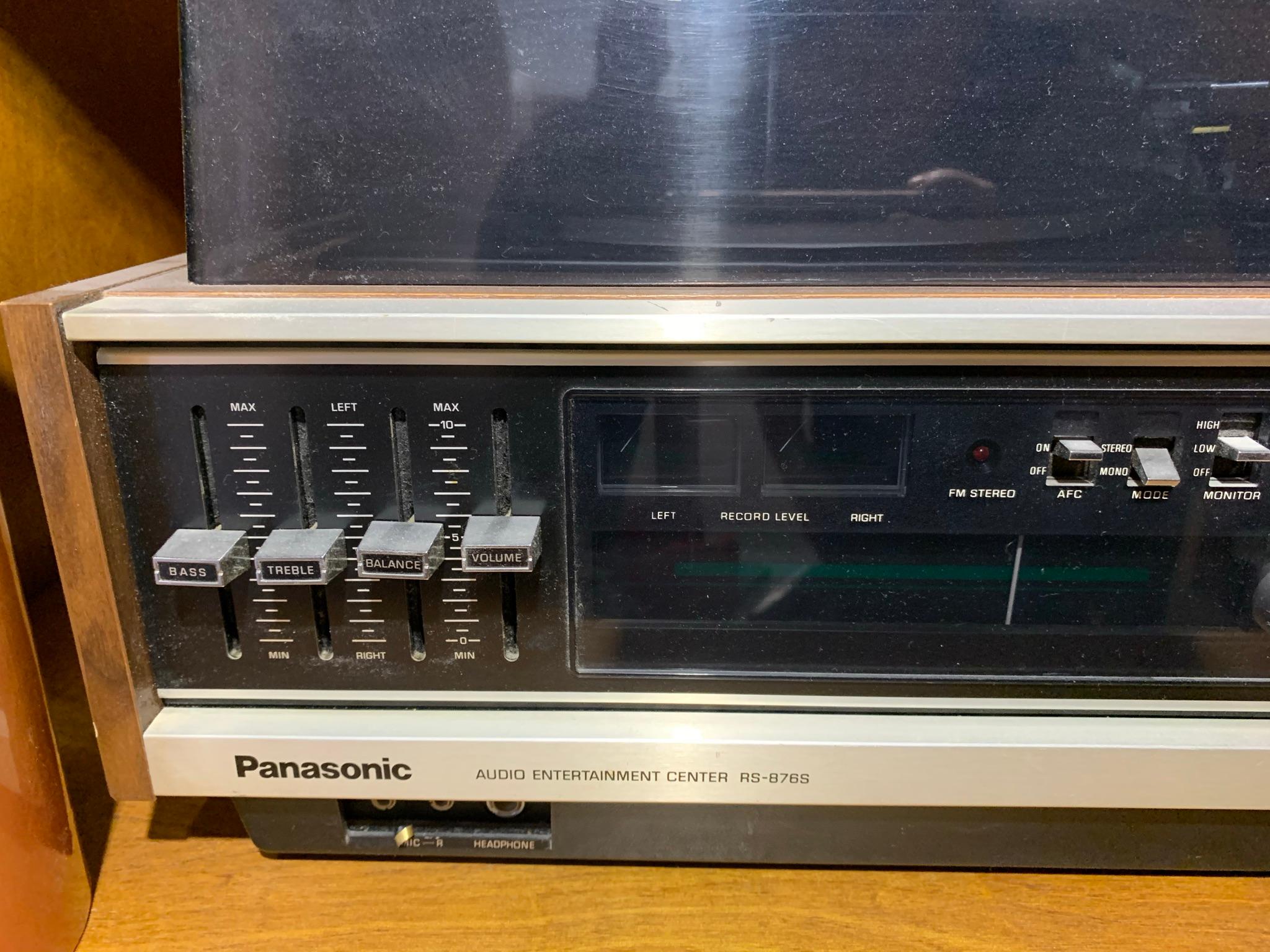 Vintage Records, Panasonic Audio Entertainment Center RS-876S, Books, Marble Chess Set, & More