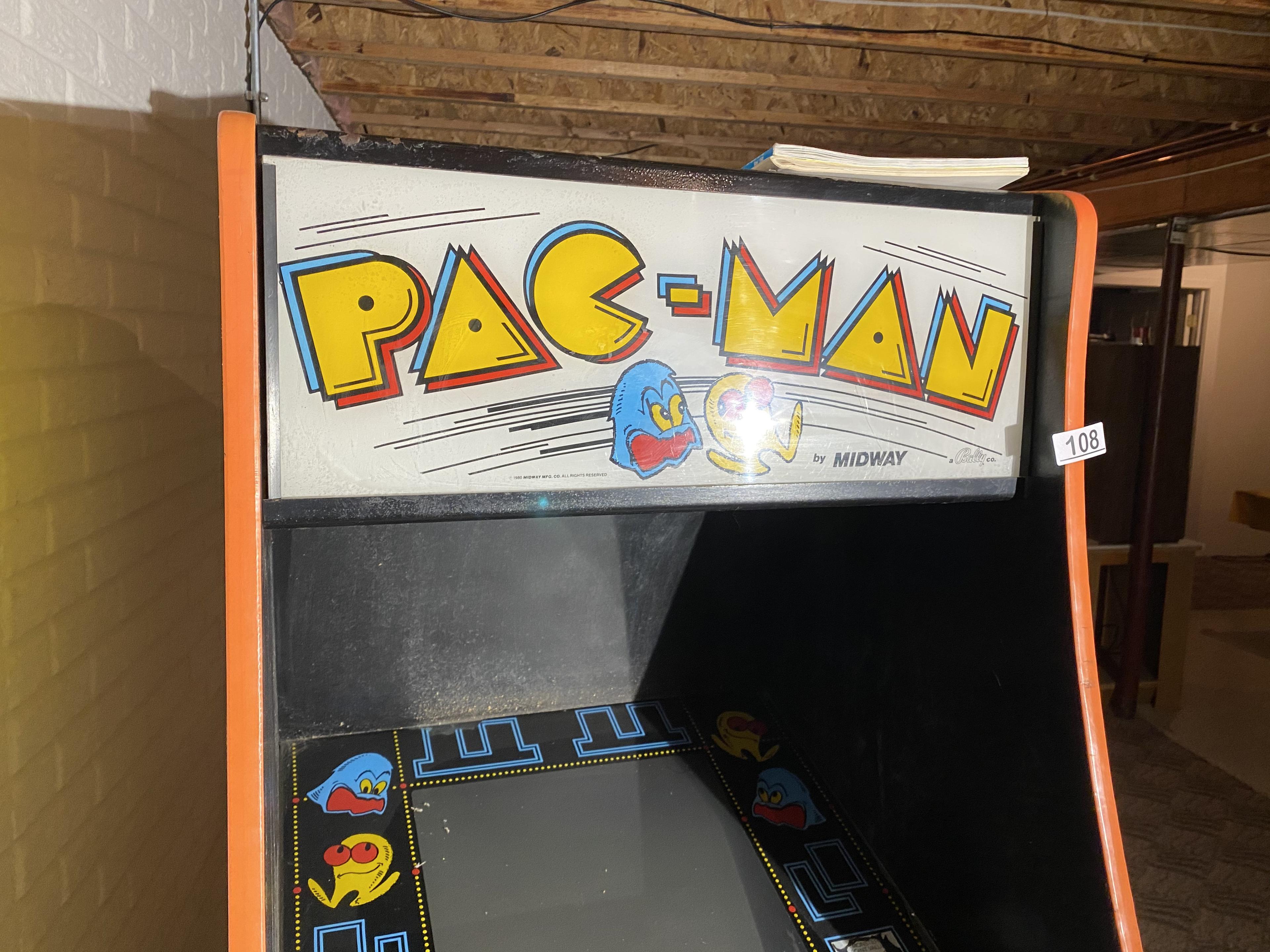 Vintage Midway Pac-Man Arcade Game