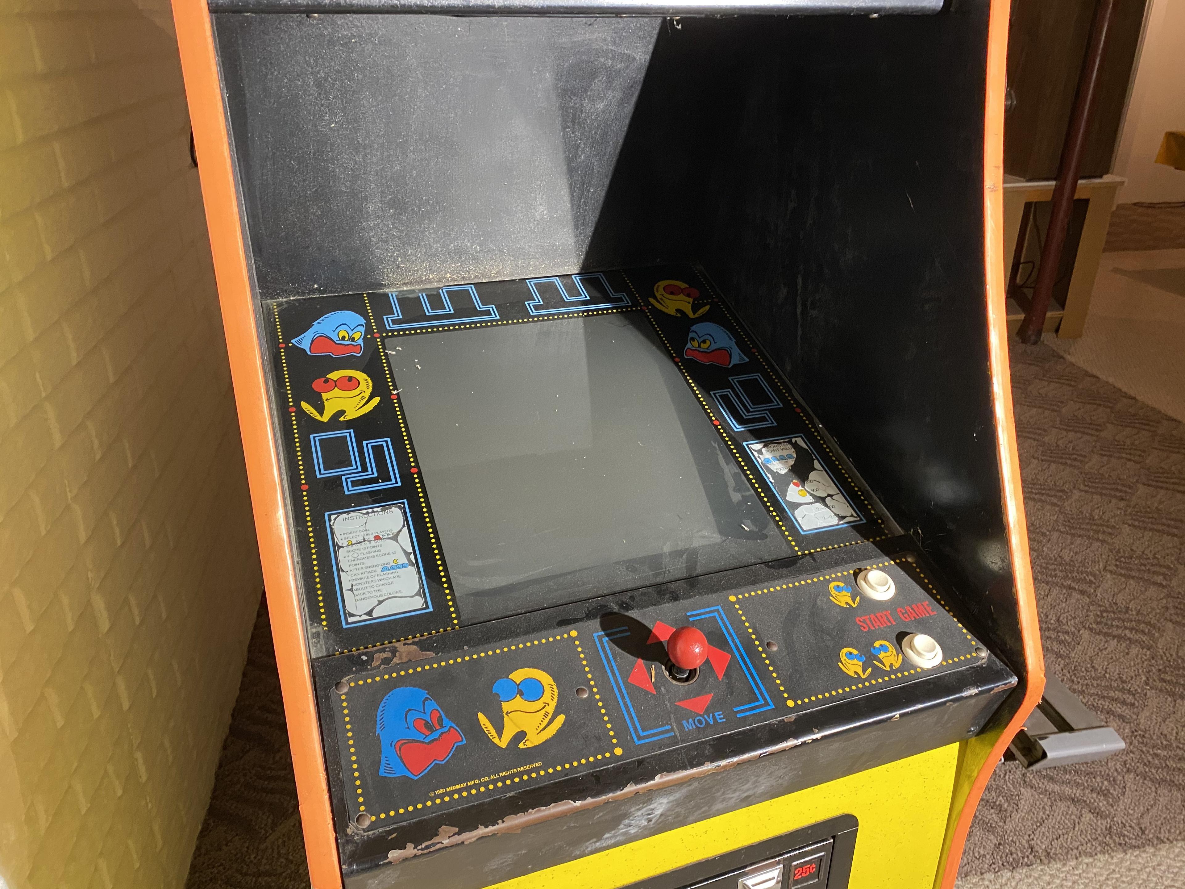 Vintage Midway Pac-Man Arcade Game