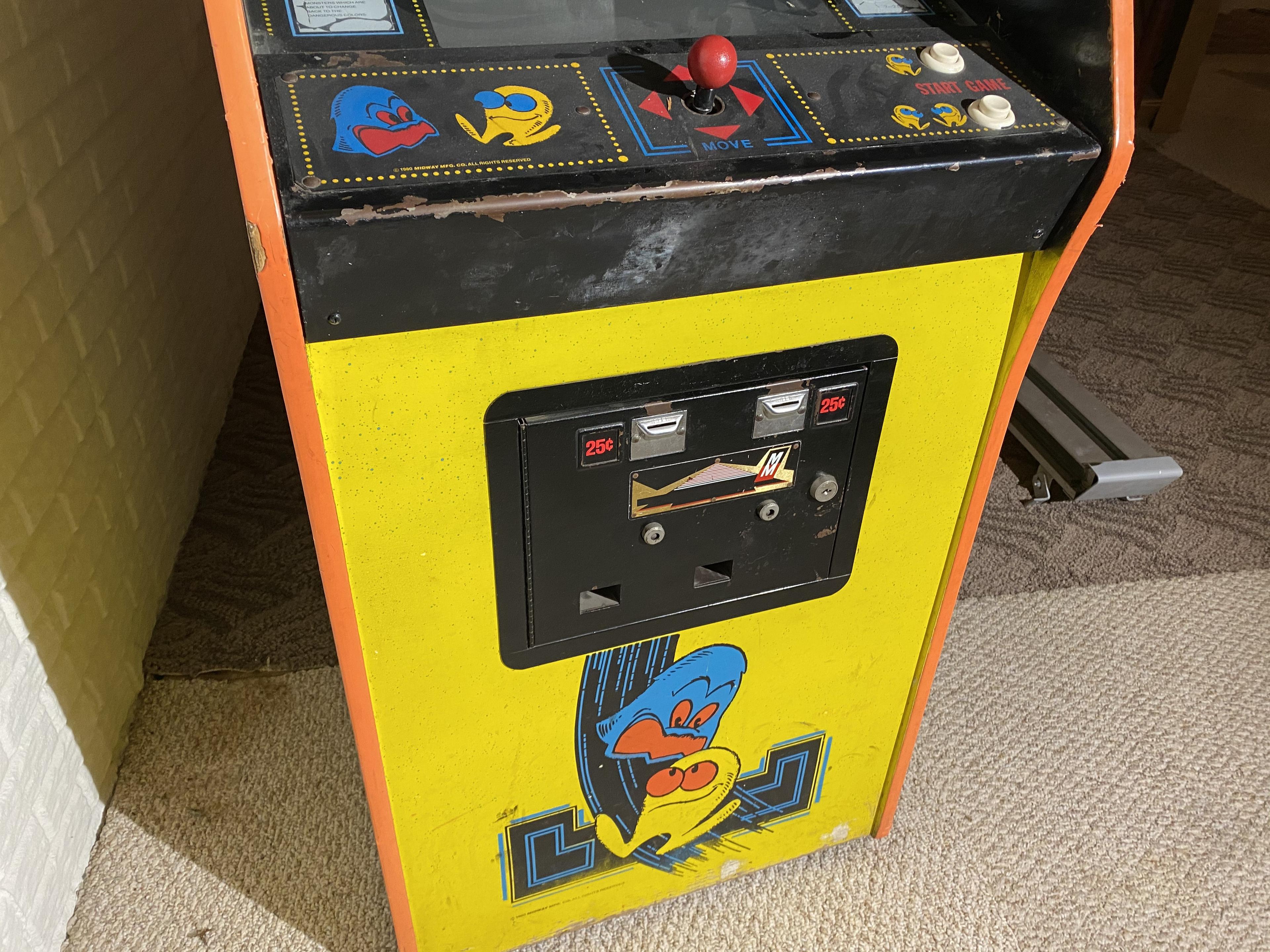 Vintage Midway Pac-Man Arcade Game