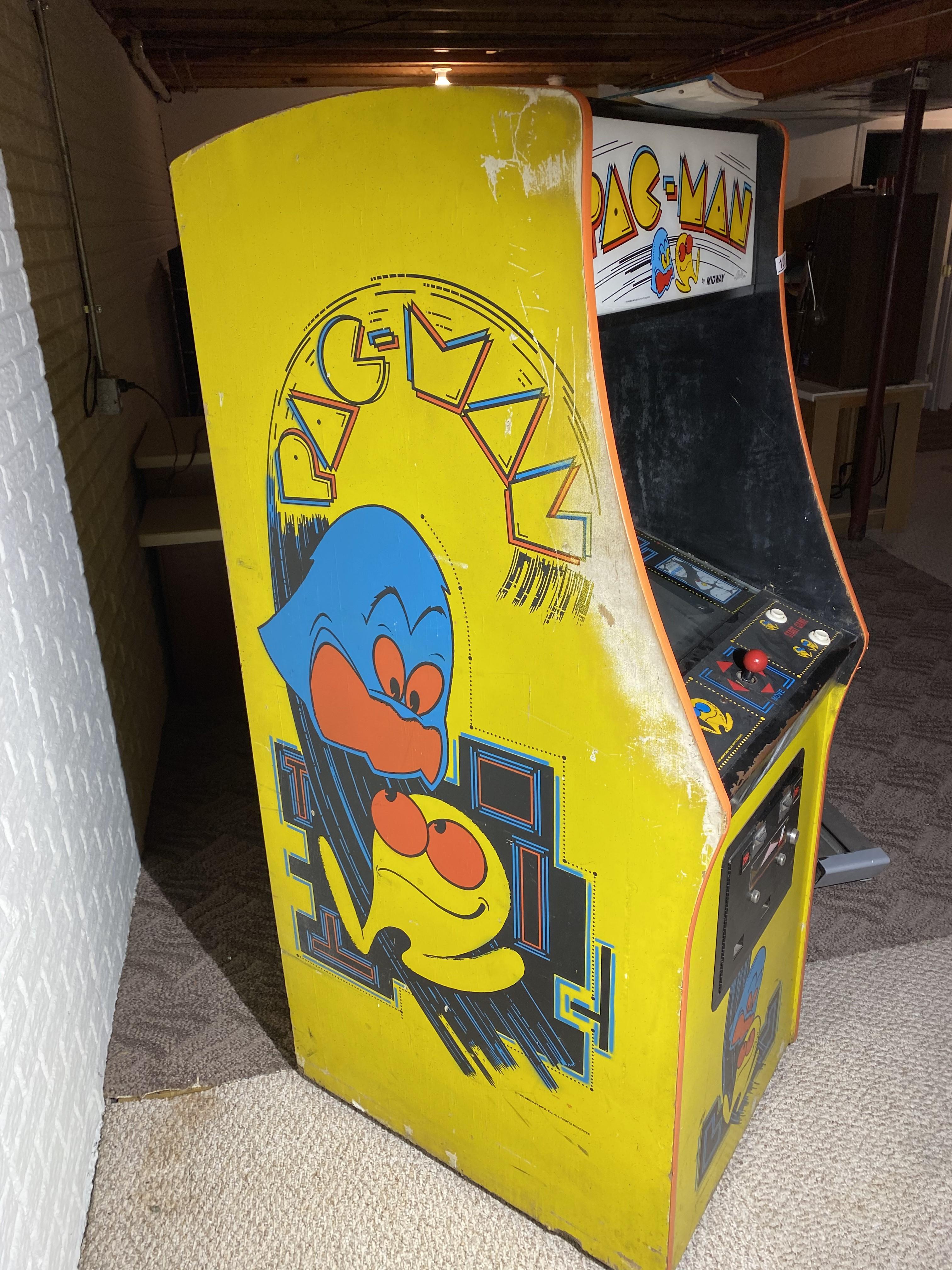 Vintage Midway Pac-Man Arcade Game