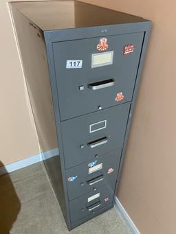 Metal file cabinet